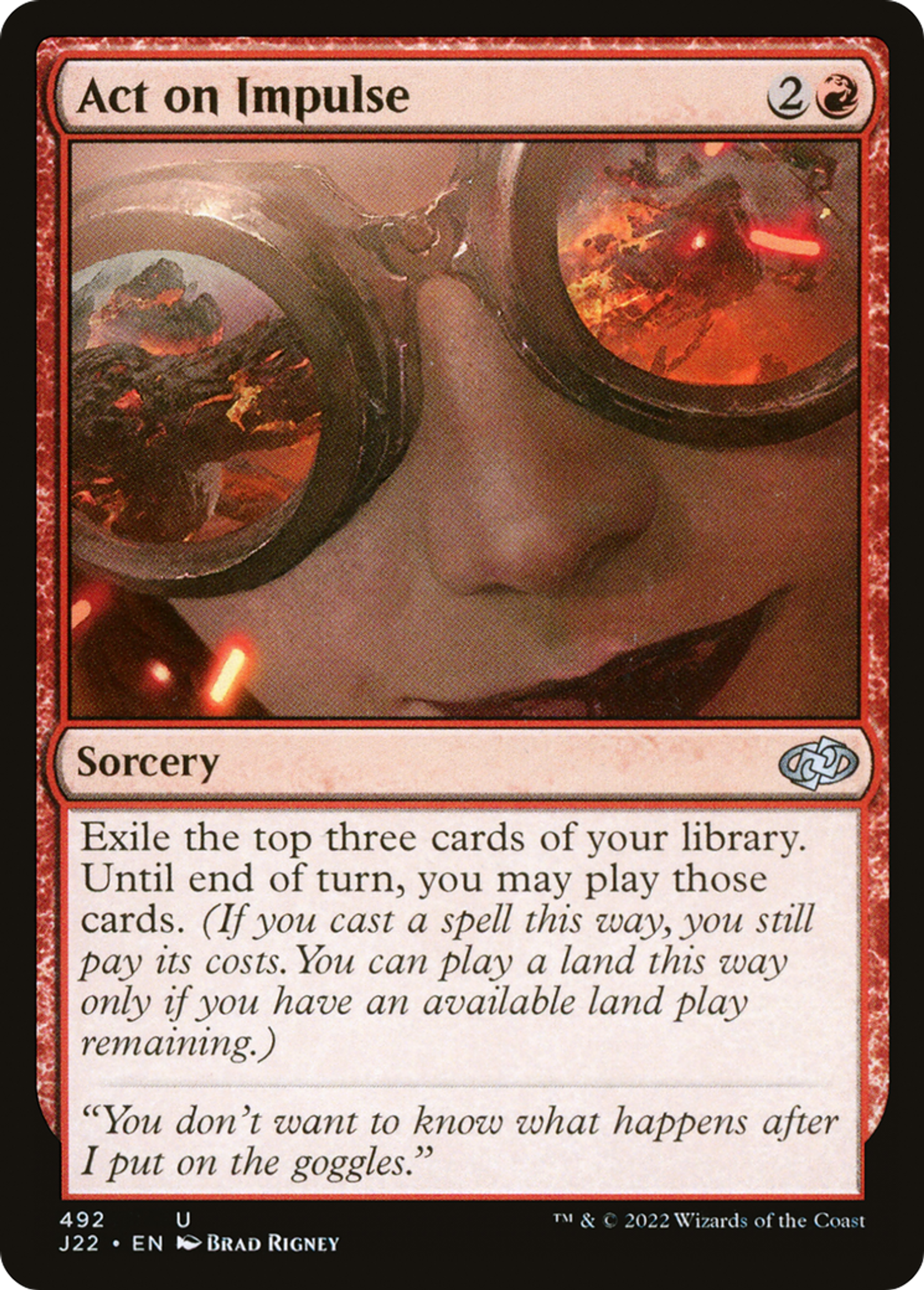 Agir par impulsion — Jumpstart 2022 — Magic: The Gathering