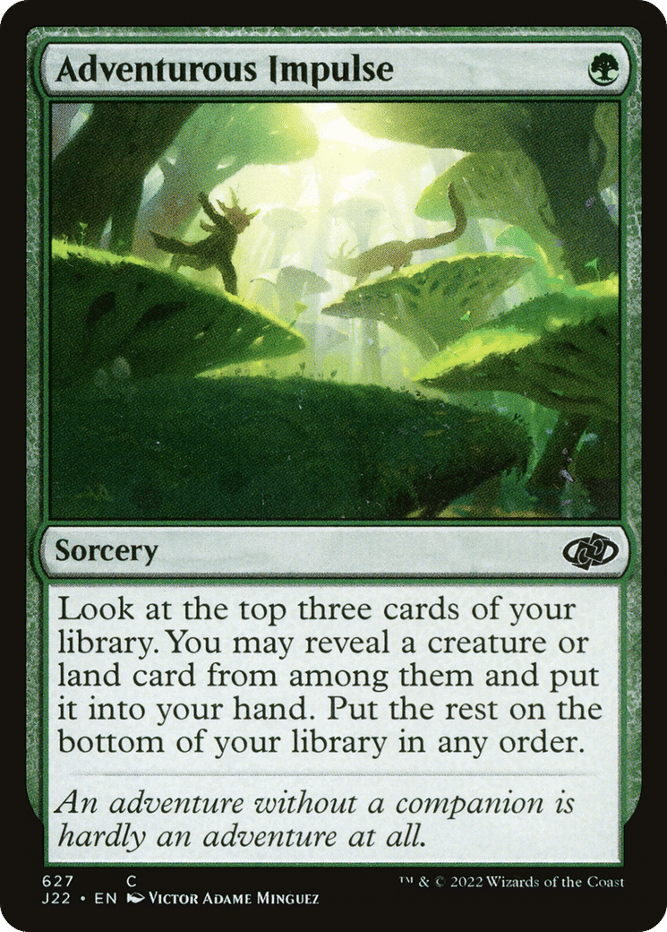 Adventurous Impulse — Jumpstart 2022 — Magic: The Gathering