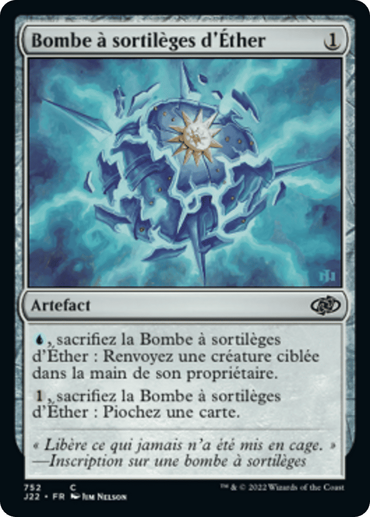 Bombe à sortilèges d'Aether — Jumpstart 2022 — Magic: The Gathering