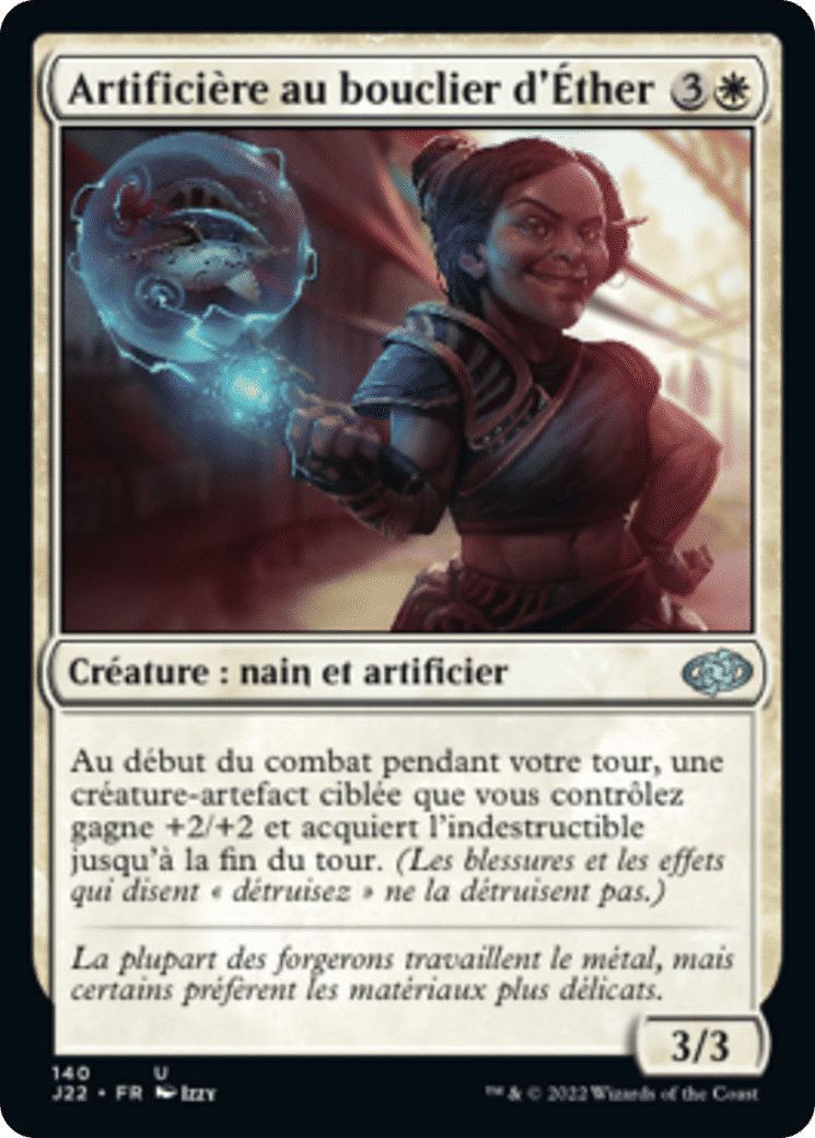Artificière au bouclier d'Éther — Jumpstart 2022 — Magic: The Gathering