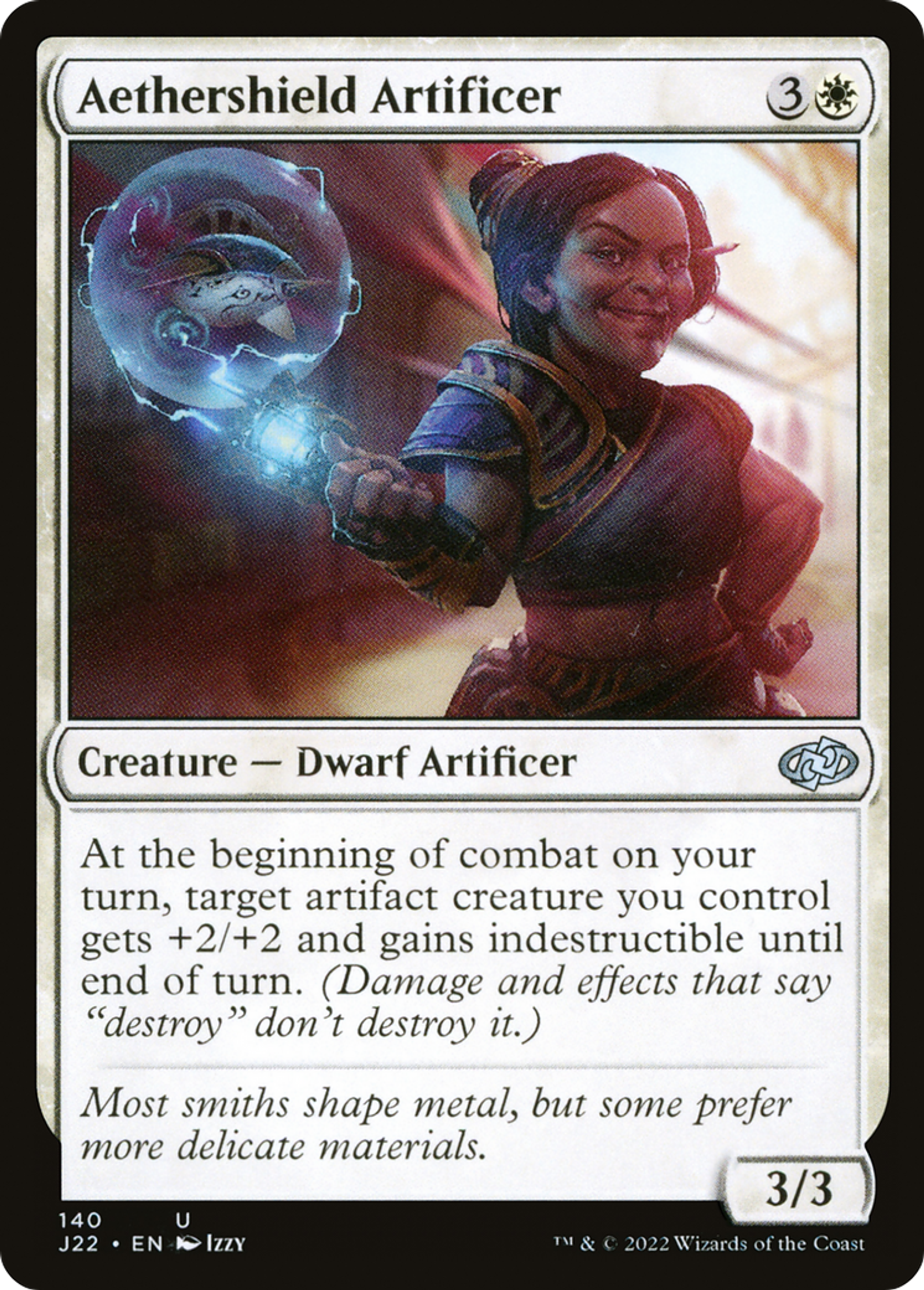 Artificière au bouclier d'Éther — Jumpstart 2022 — Magic: The Gathering