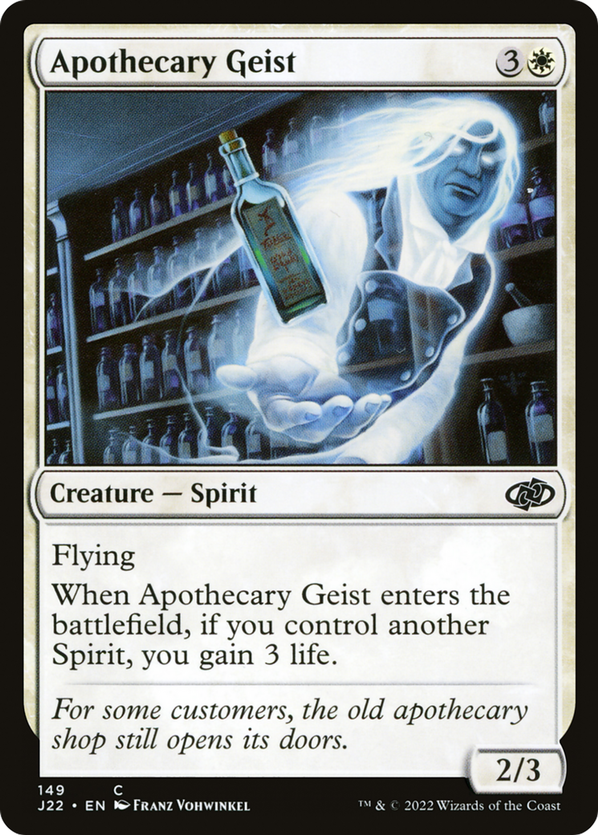 Geist apothicaire — Jumpstart 2022 — Magic: The Gathering