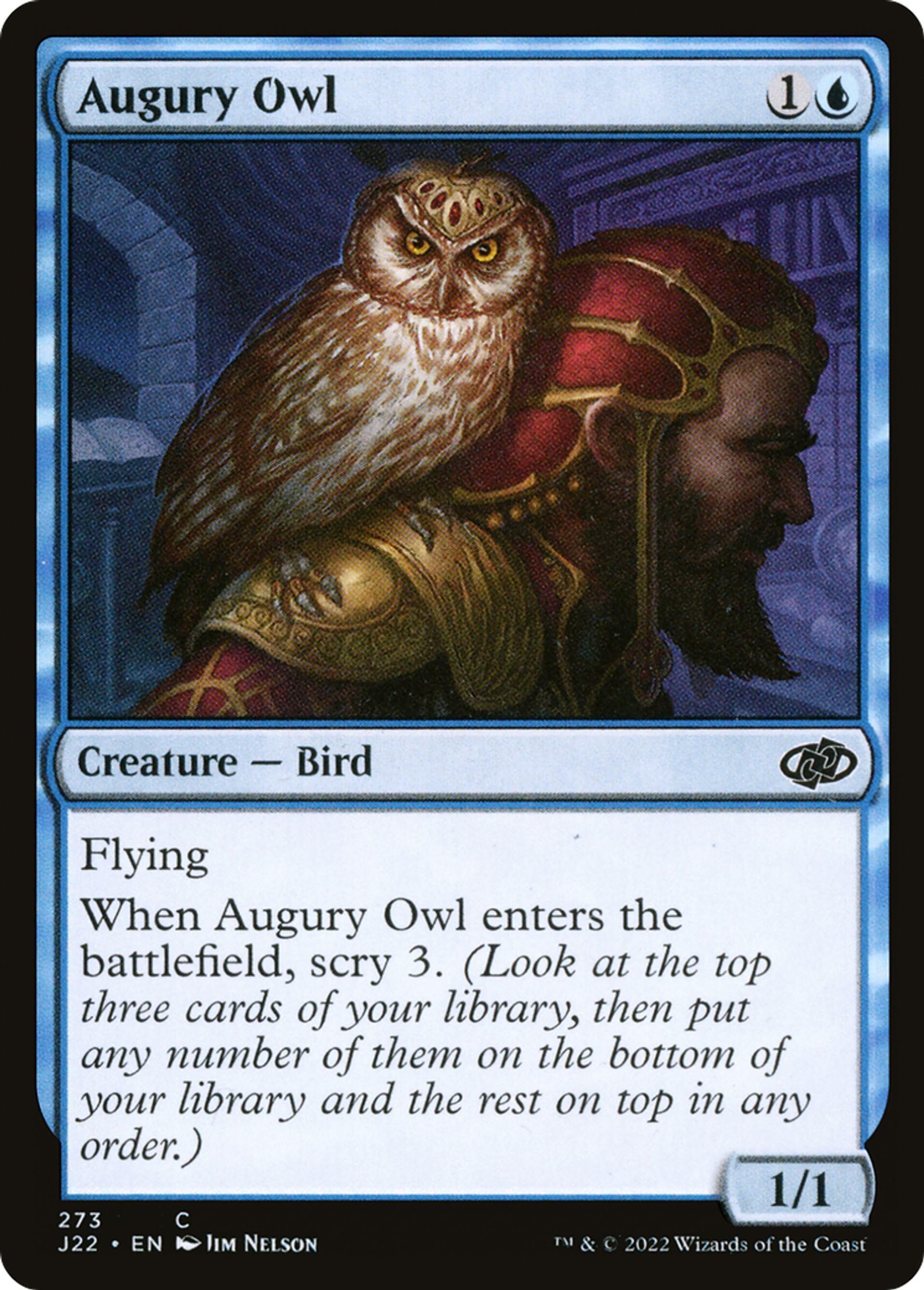 Hibou de l'augure — Jumpstart 2022 — Magic: The Gathering