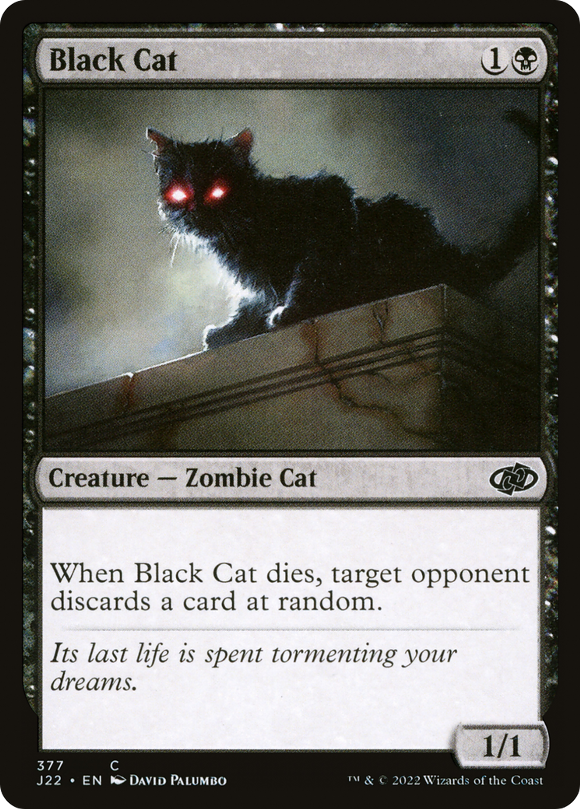 Chat noir — Jumpstart 2022 — Magic: The Gathering