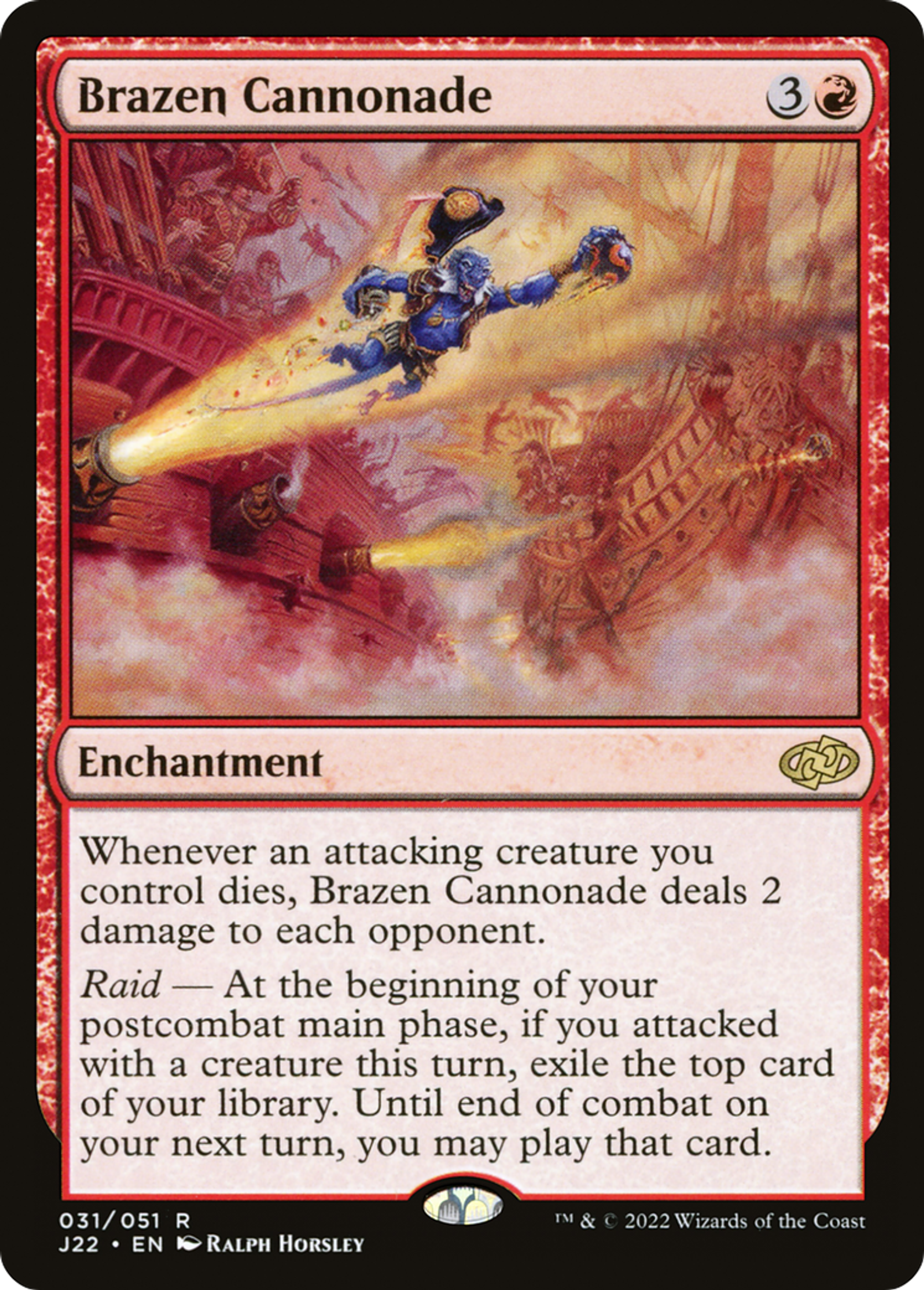 Canonnade intrépide — Jumpstart 2022 — Magic: The Gathering