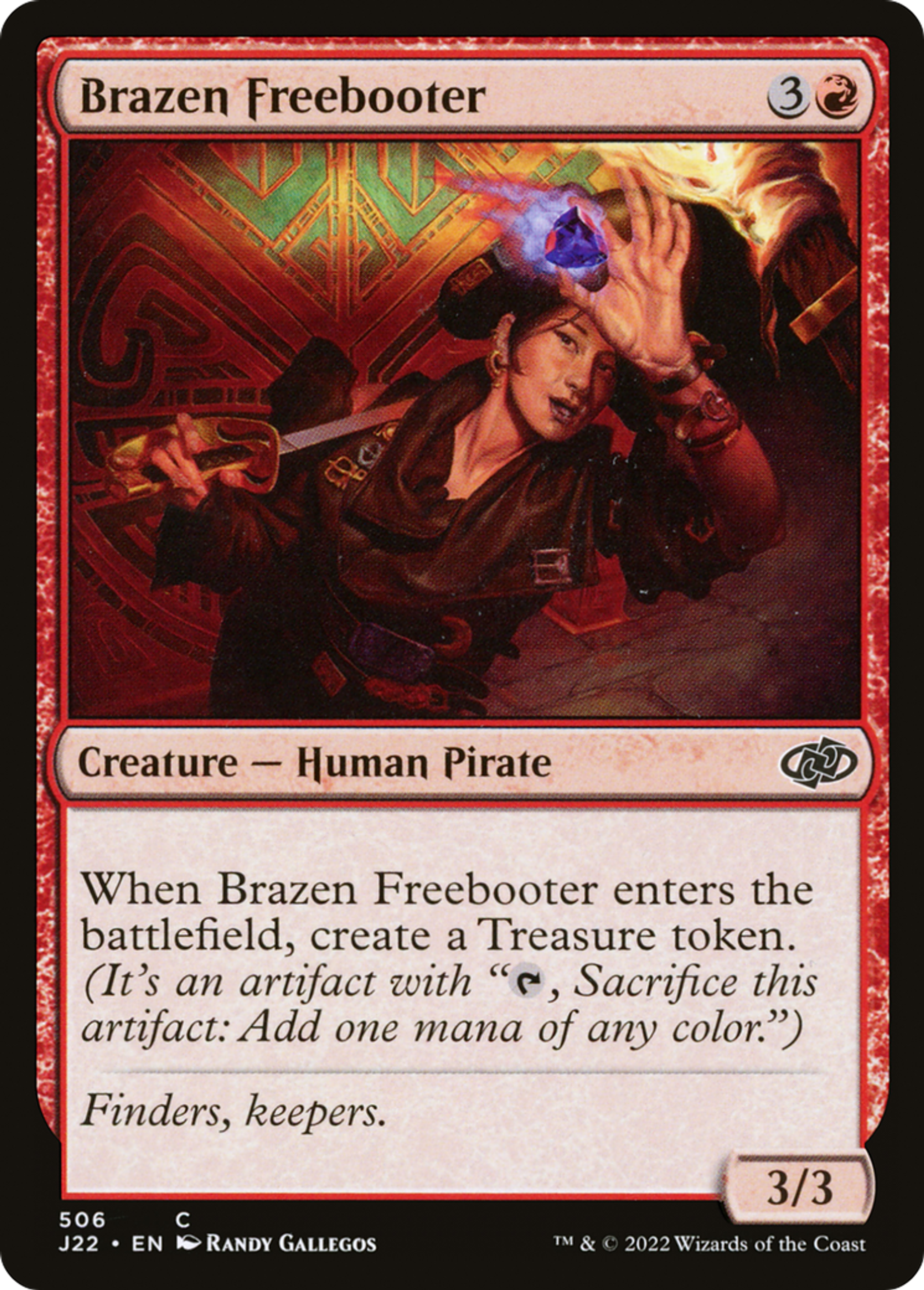 Flibustière des hardis — Jumpstart 2022 — Magic: The Gathering