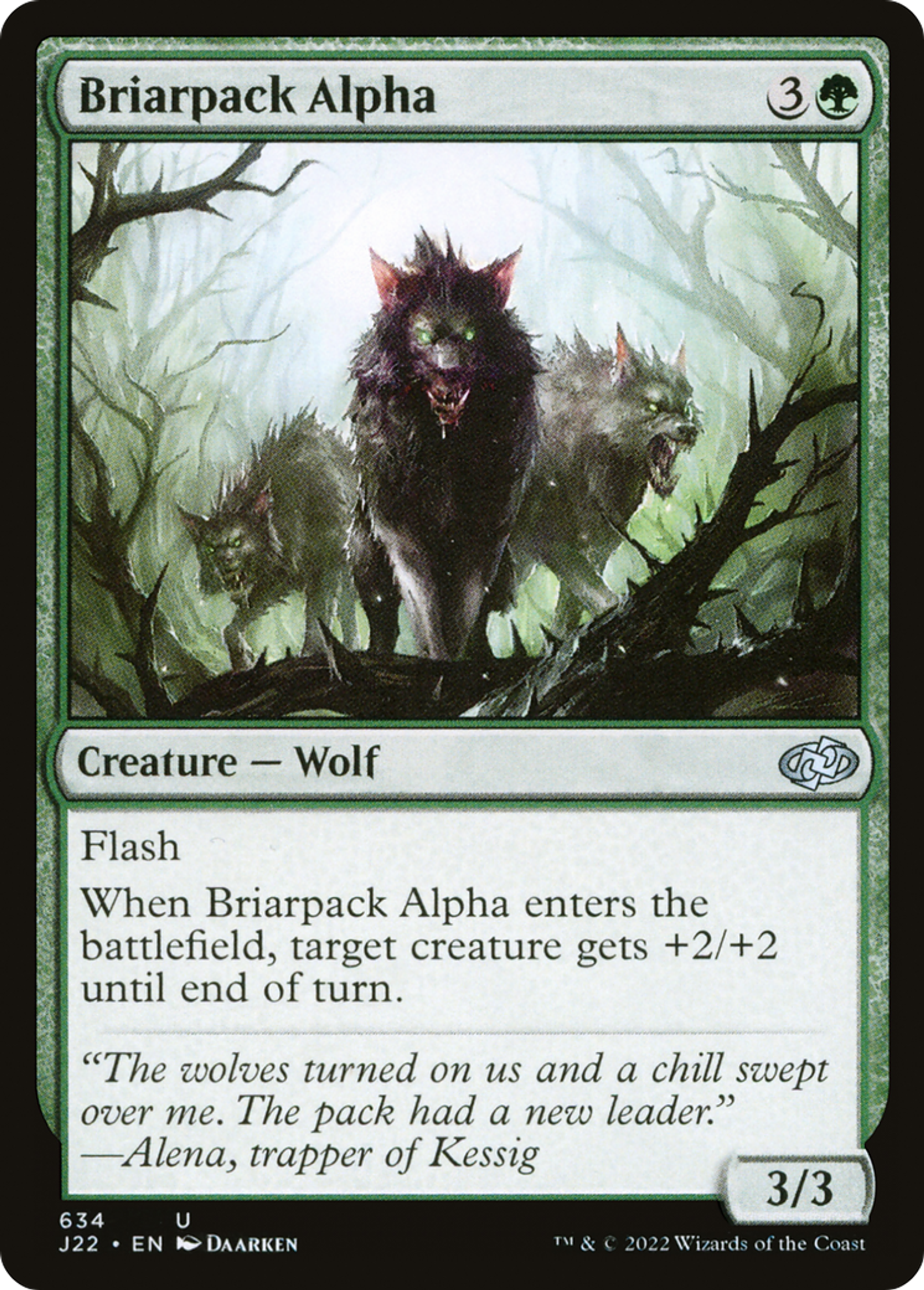 Alpha de la meute de bruyère — Jumpstart 2022 — Magic: The Gathering