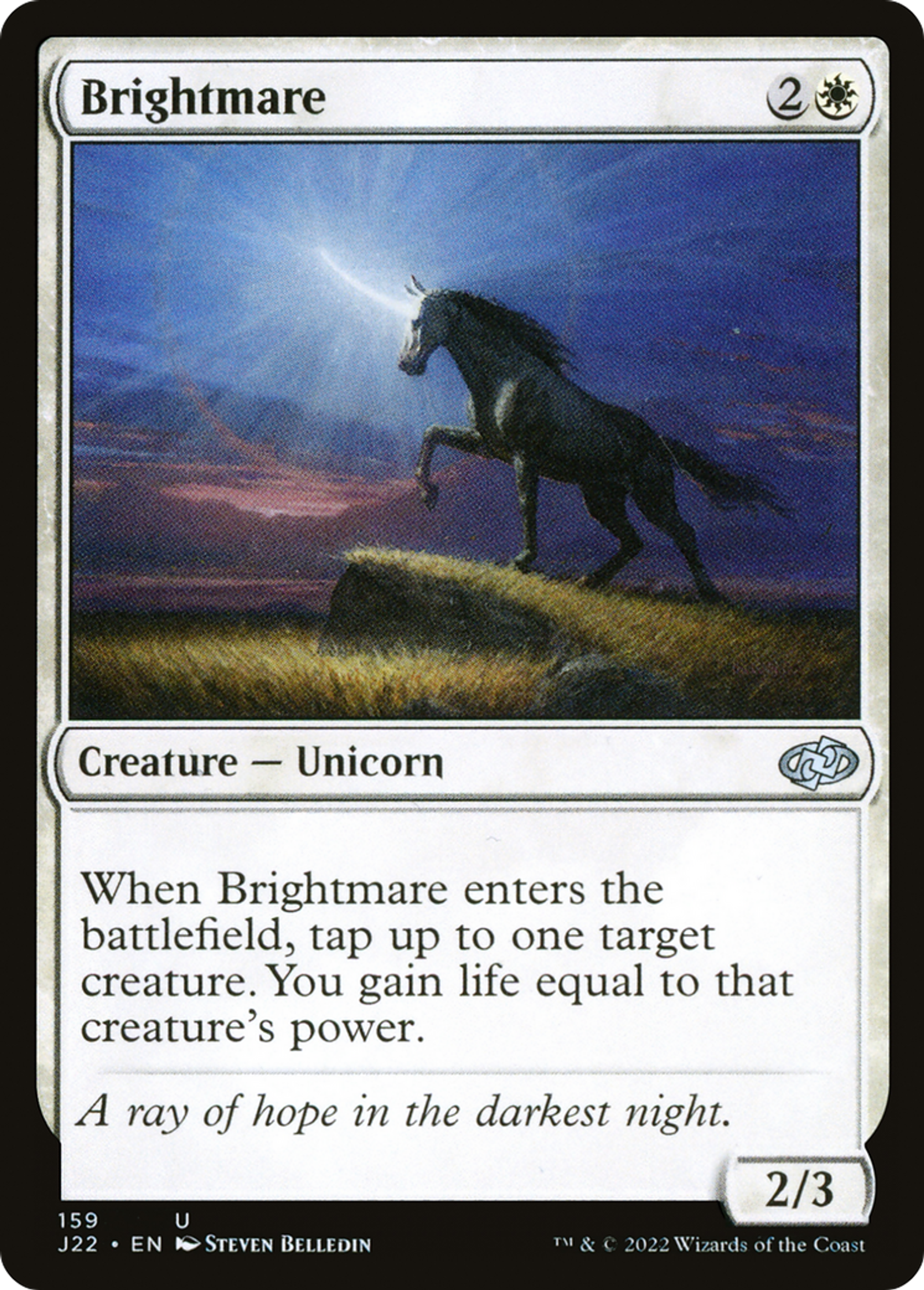 Jument de brillance — Jumpstart 2022 — Magic: The Gathering