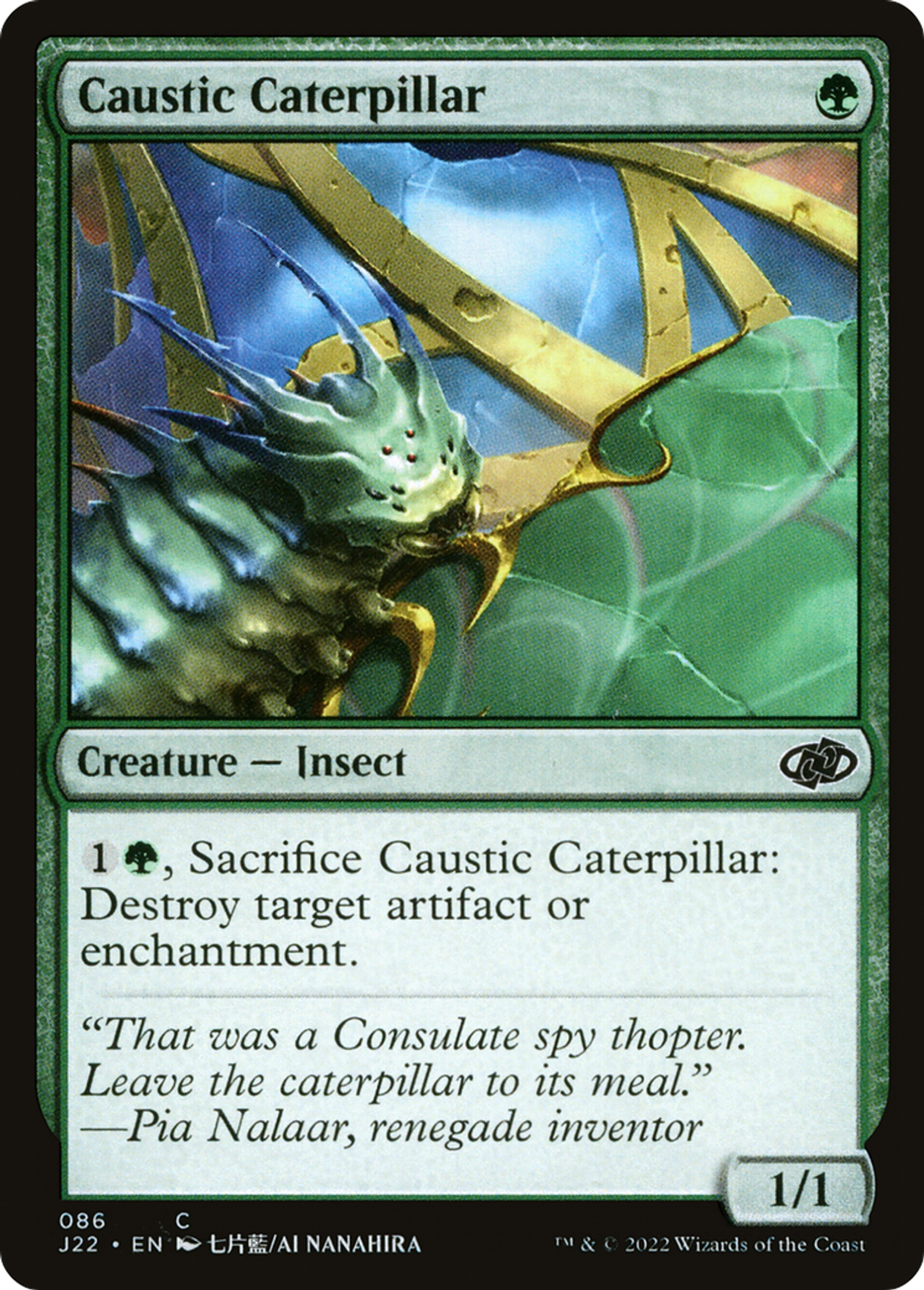 Chenille caustique — Jumpstart 2022 — Magic: The Gathering