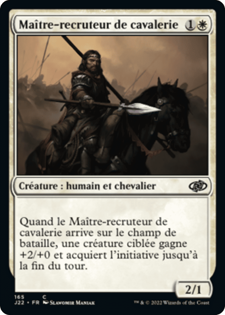 Maître-recruteur de cavalerie — Jumpstart 2022 — Magic: The Gathering
