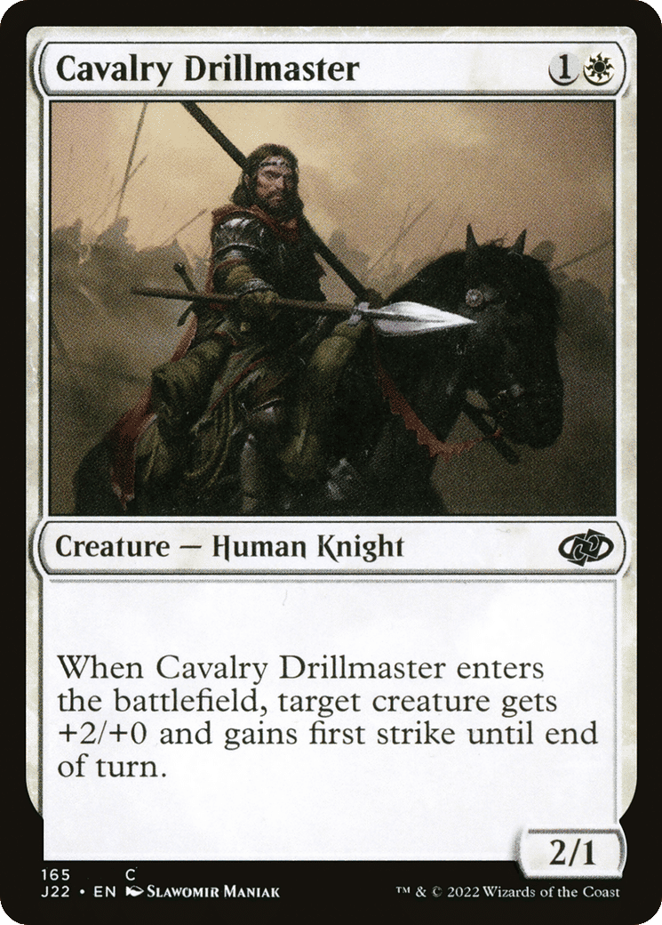 Cavalry Drillmaster — Jumpstart 2022 — Magic: The Gathering