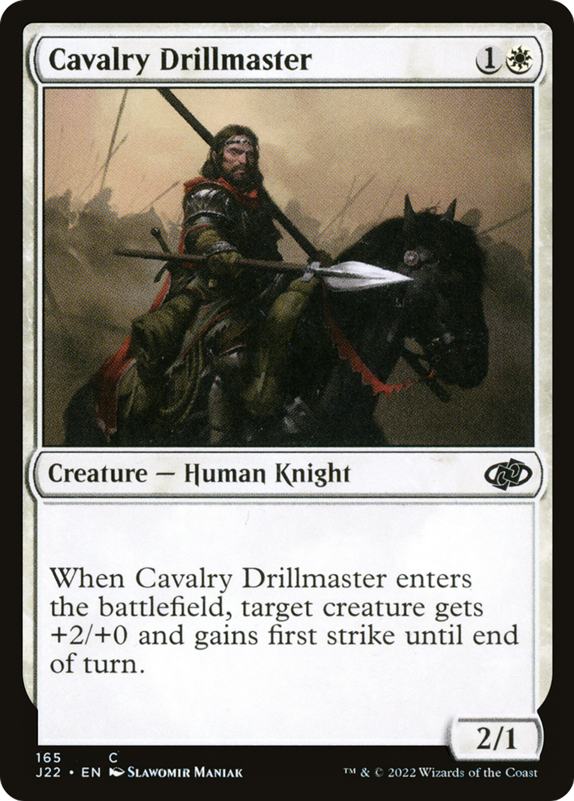 Maître-recruteur de cavalerie — Jumpstart 2022 — Magic: The Gathering