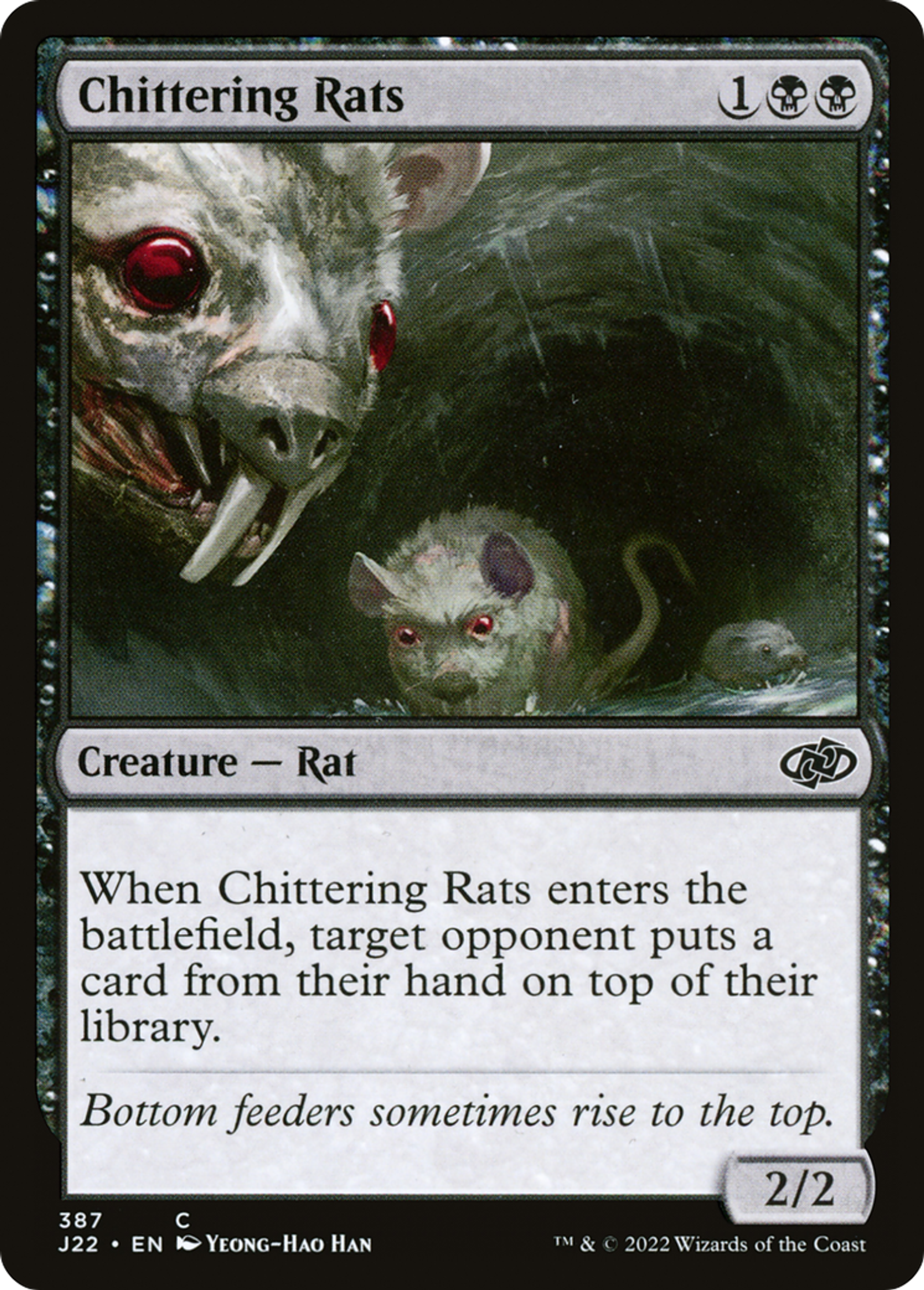 Rats bruyants — Jumpstart 2022 — Magic: The Gathering