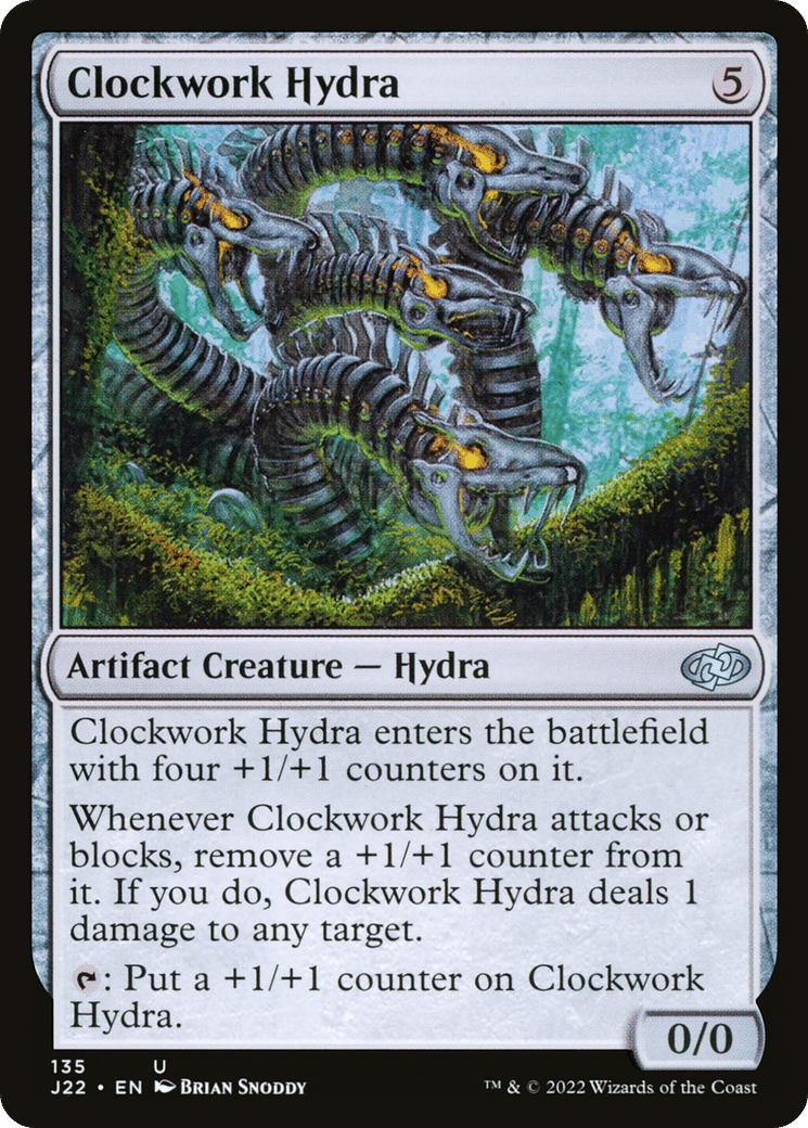 Clockwork Hydra — Jumpstart 2022 — Magic: The Gathering