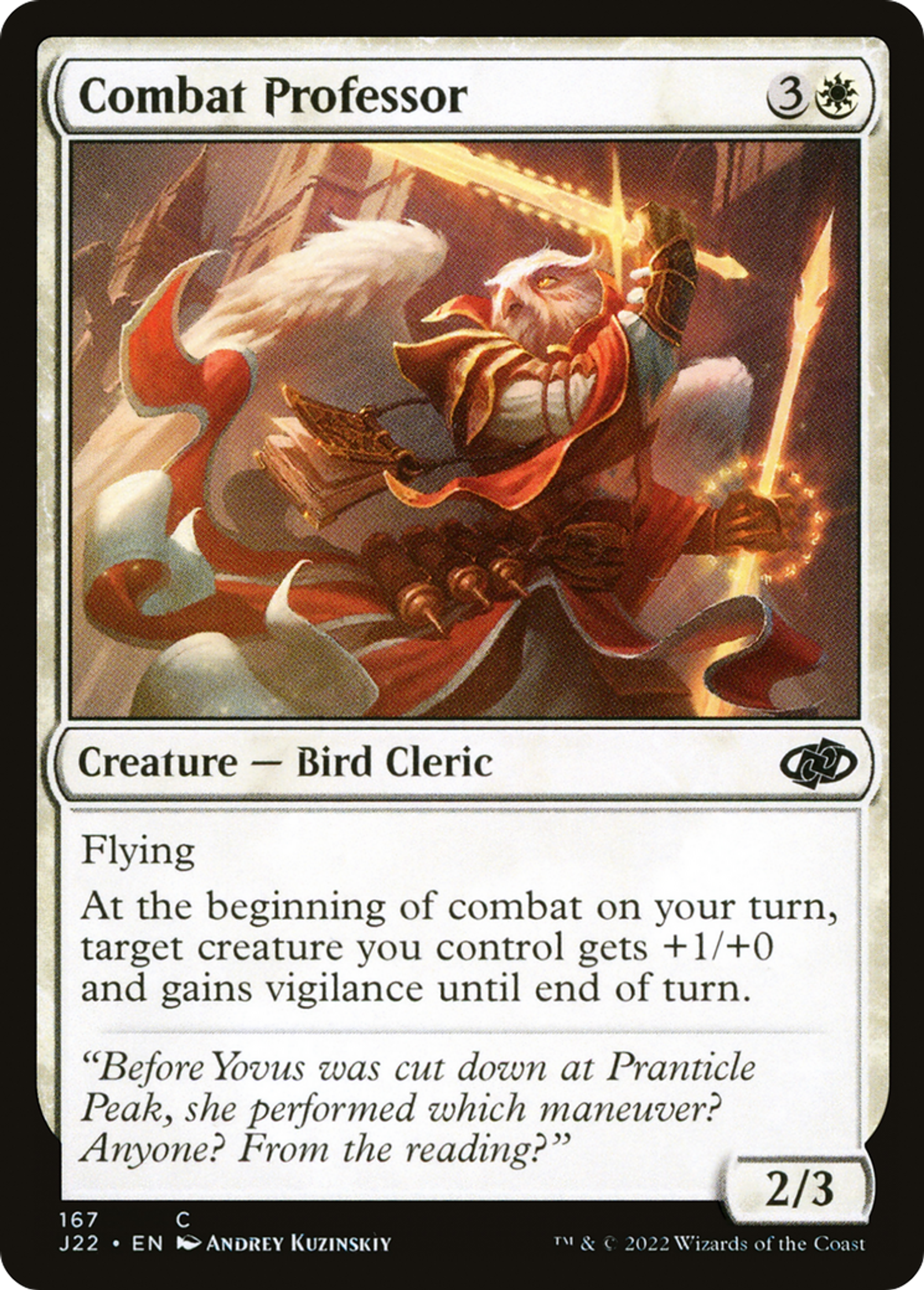 Professeur de combat — Jumpstart 2022 — Magic: The Gathering