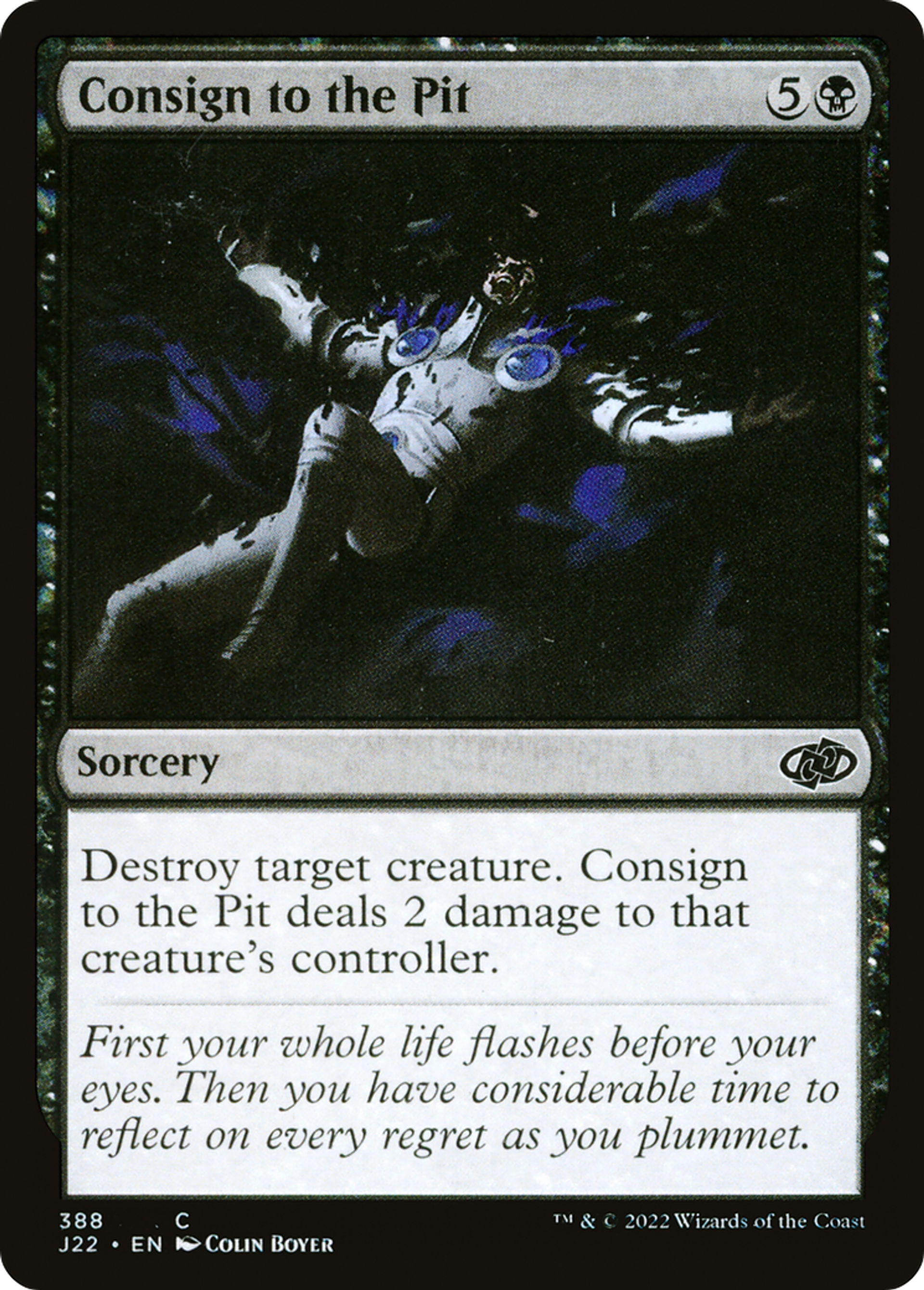 Consigner à la fosse — Jumpstart 2022 — Magic: The Gathering
