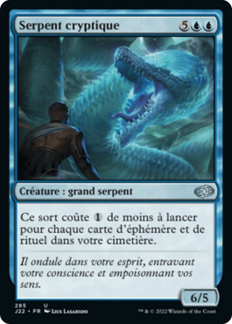 Serpent cryptique — Jumpstart 2022 — Magic: The Gathering
