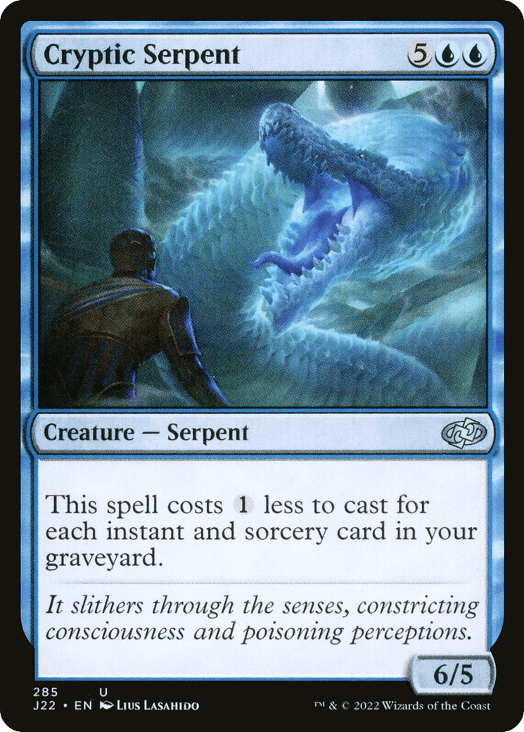 Cryptic Serpent — Jumpstart 2022 — Magic: The Gathering