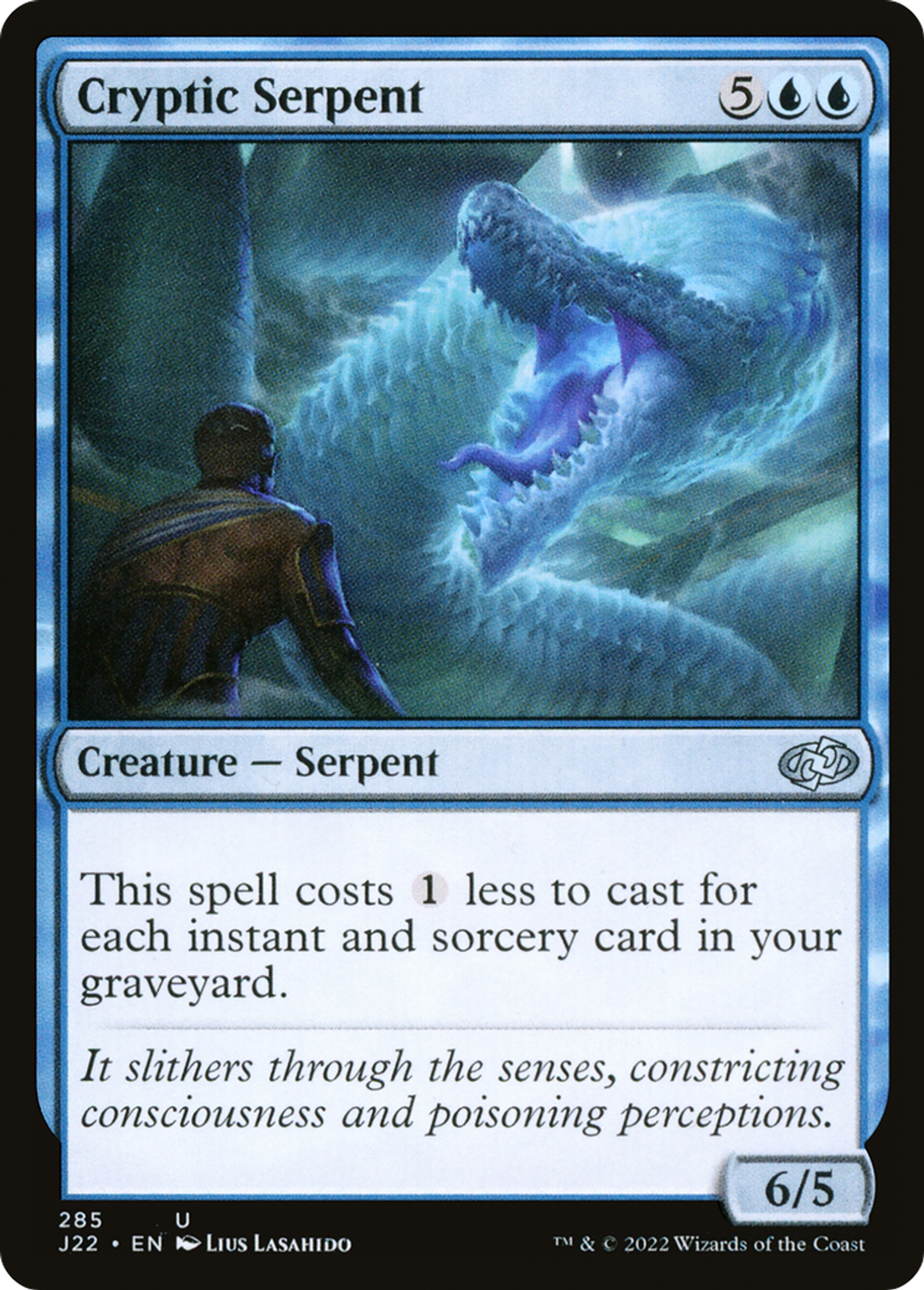 Serpent cryptique — Jumpstart 2022 — Magic: The Gathering