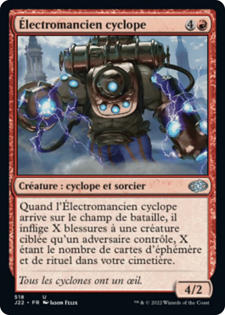 Électromancien cyclope — Jumpstart 2022 — Magic: The Gathering