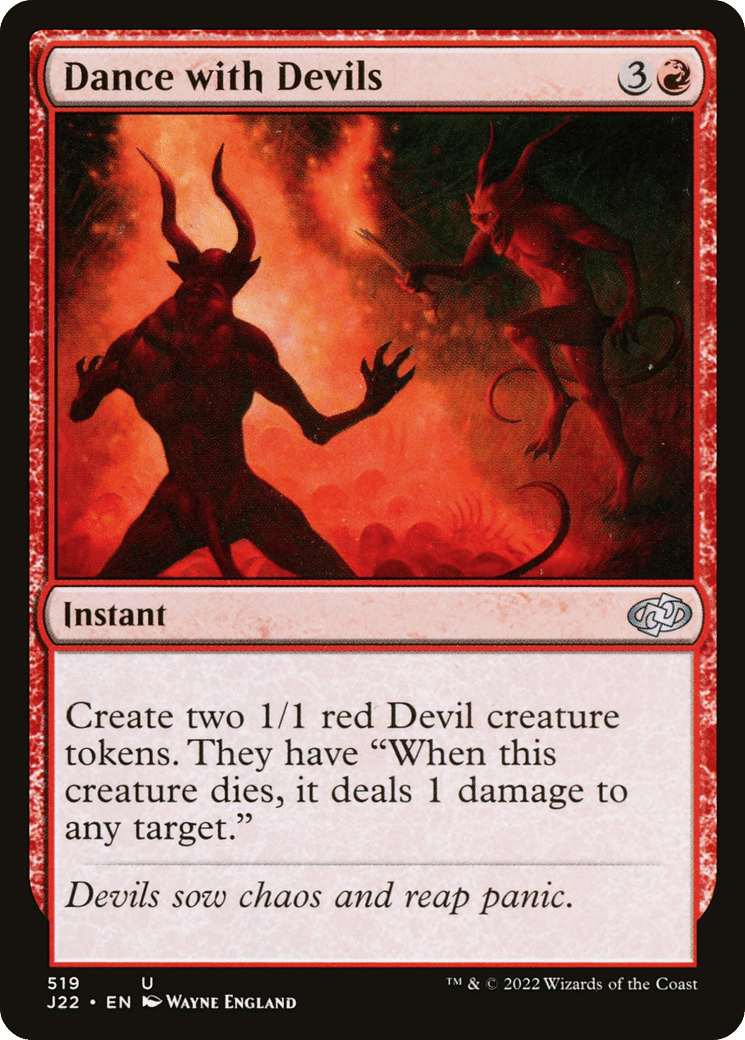 Dance with Devils — Jumpstart 2022 — Magic: The Gathering