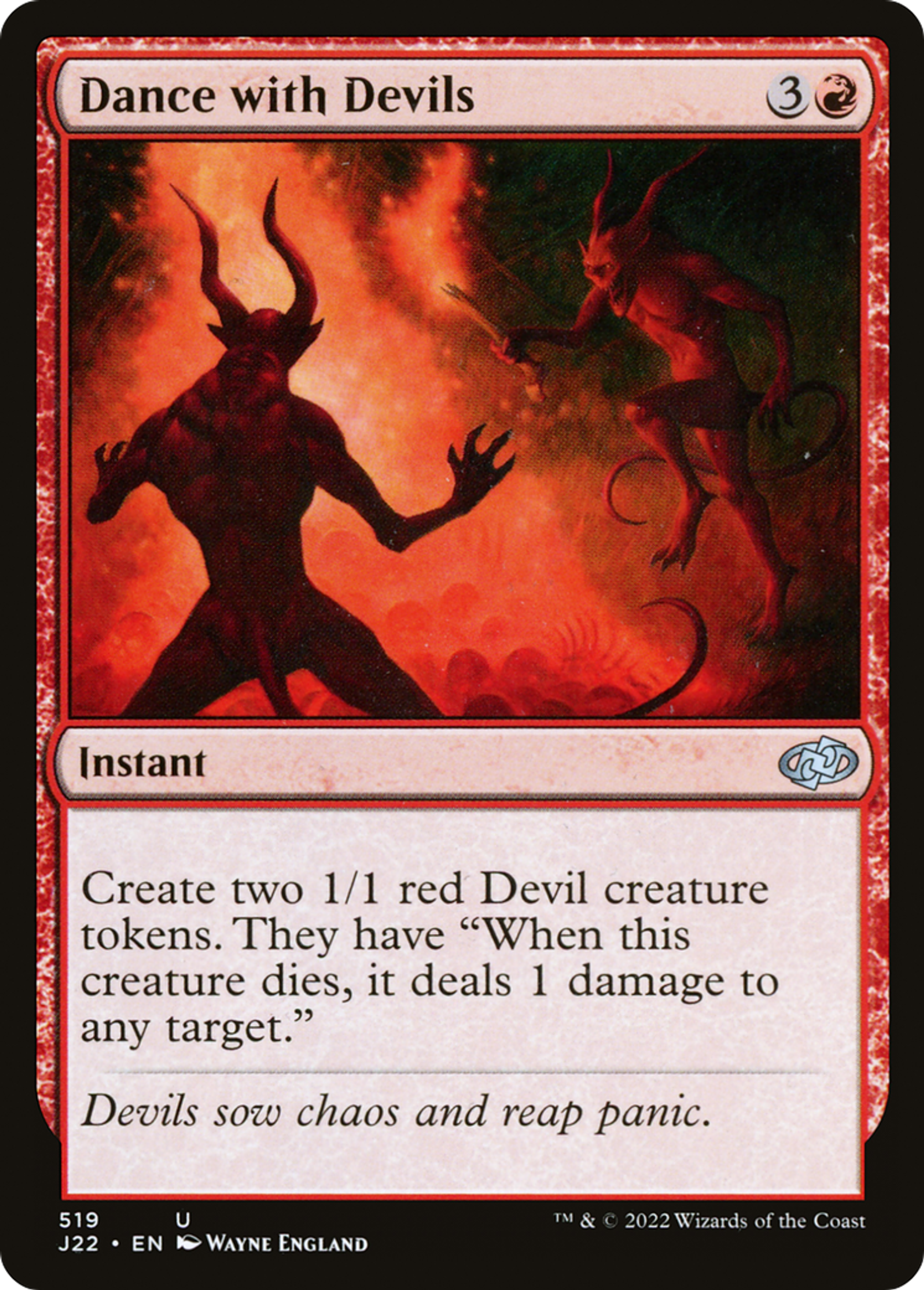 Danse avec les diables — Jumpstart 2022 — Magic: The Gathering