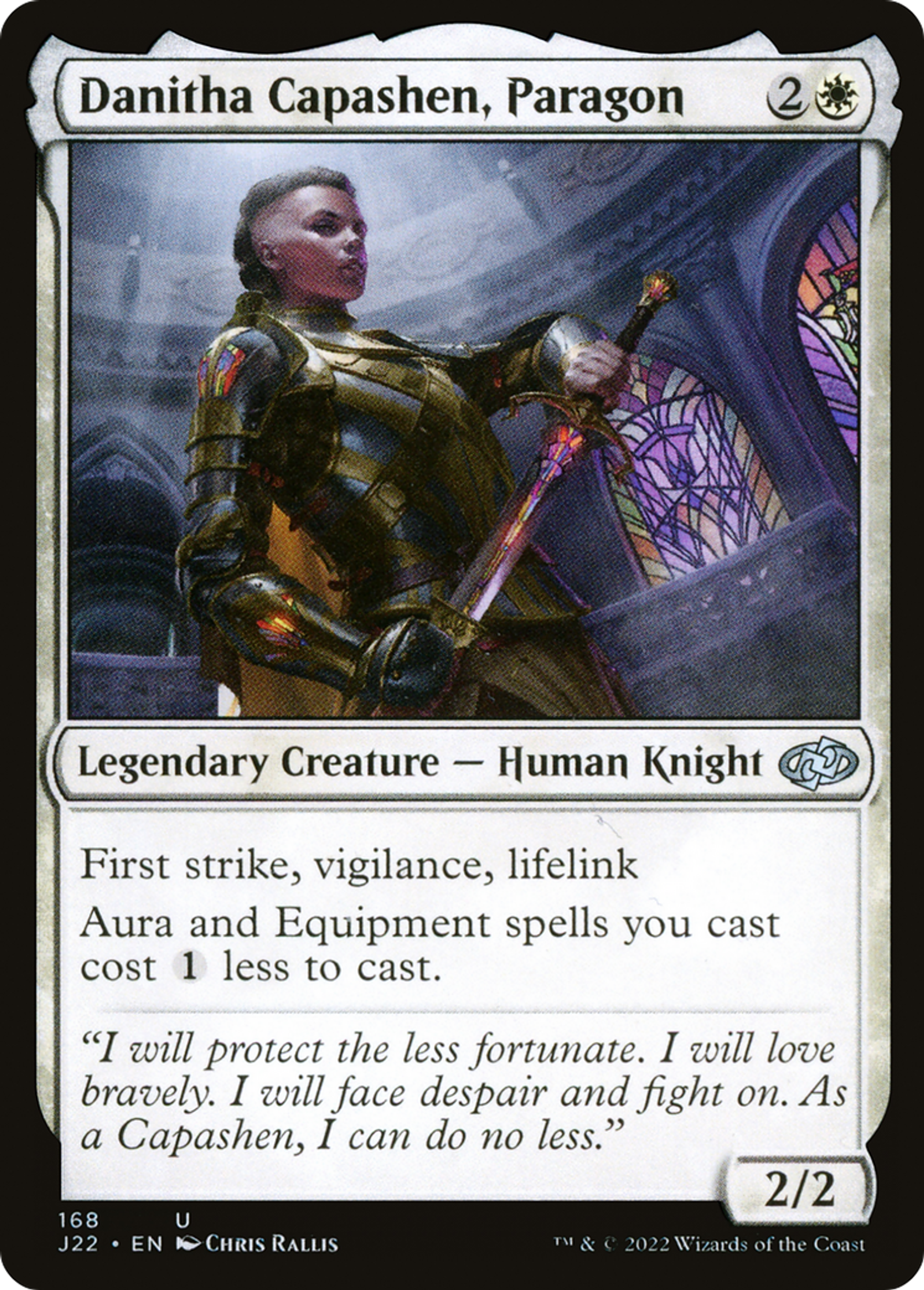 Danitha Capashen, parangon — Jumpstart 2022 — Magic: The Gathering