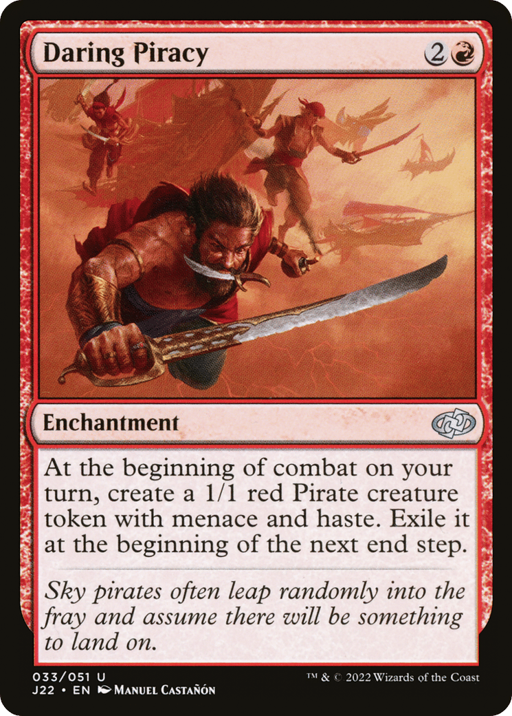 Daring Piracy — Jumpstart 2022 — Magic: The Gathering