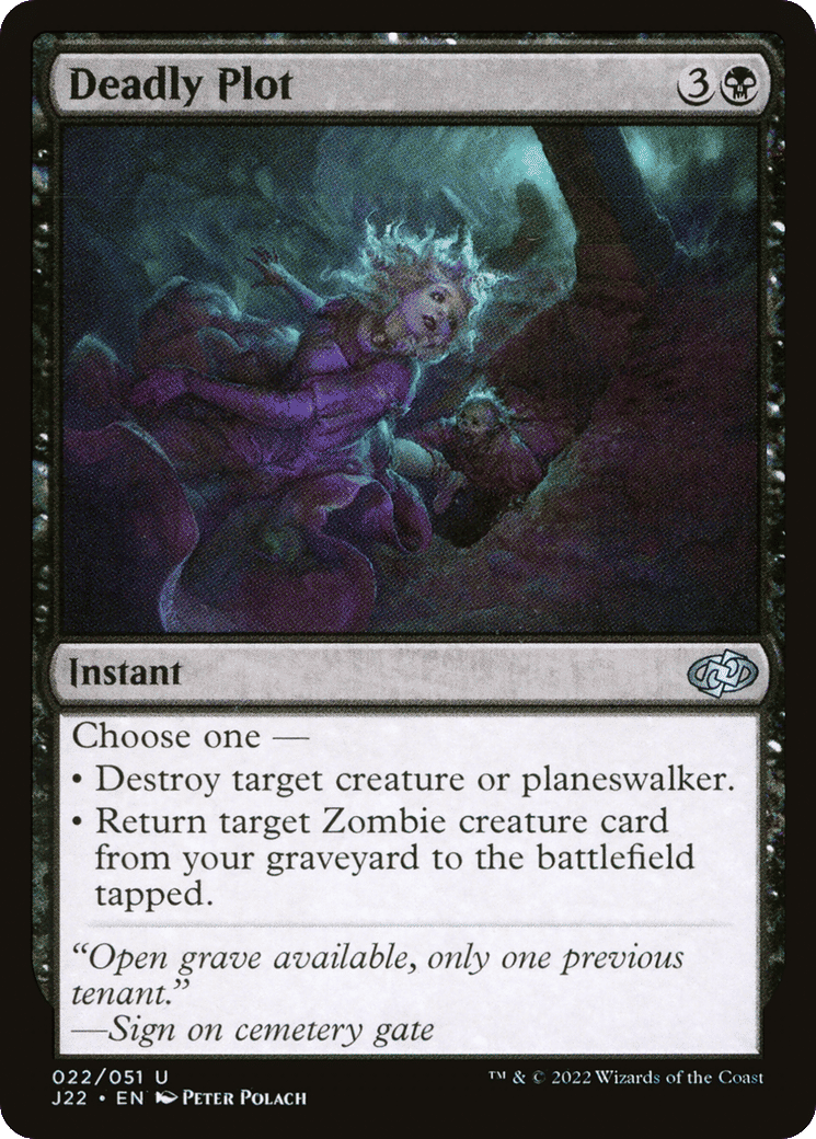 Deadly Plot — Jumpstart 2022 — Magic: The Gathering