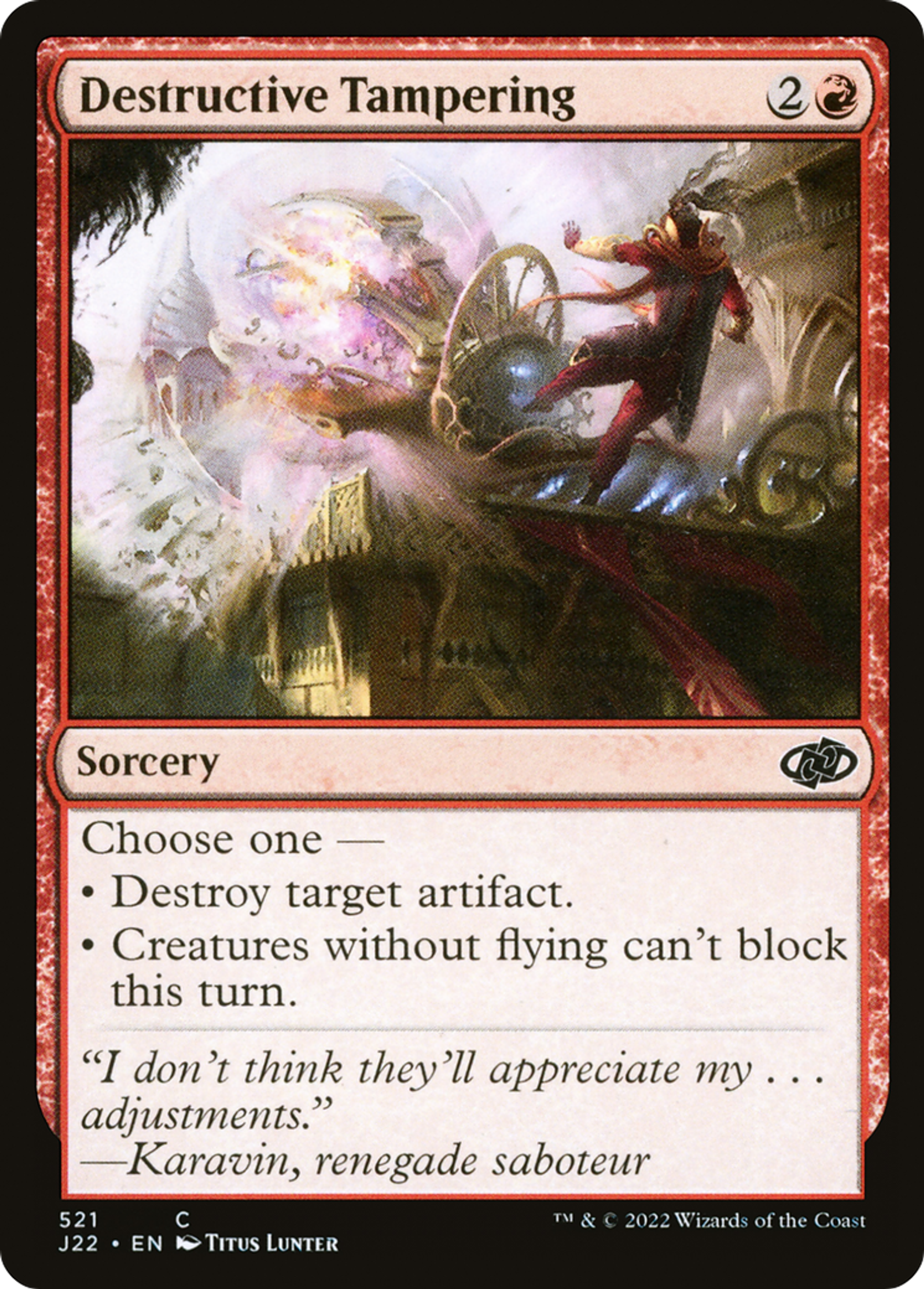 Détraquement destructeur — Jumpstart 2022 — Magic: The Gathering