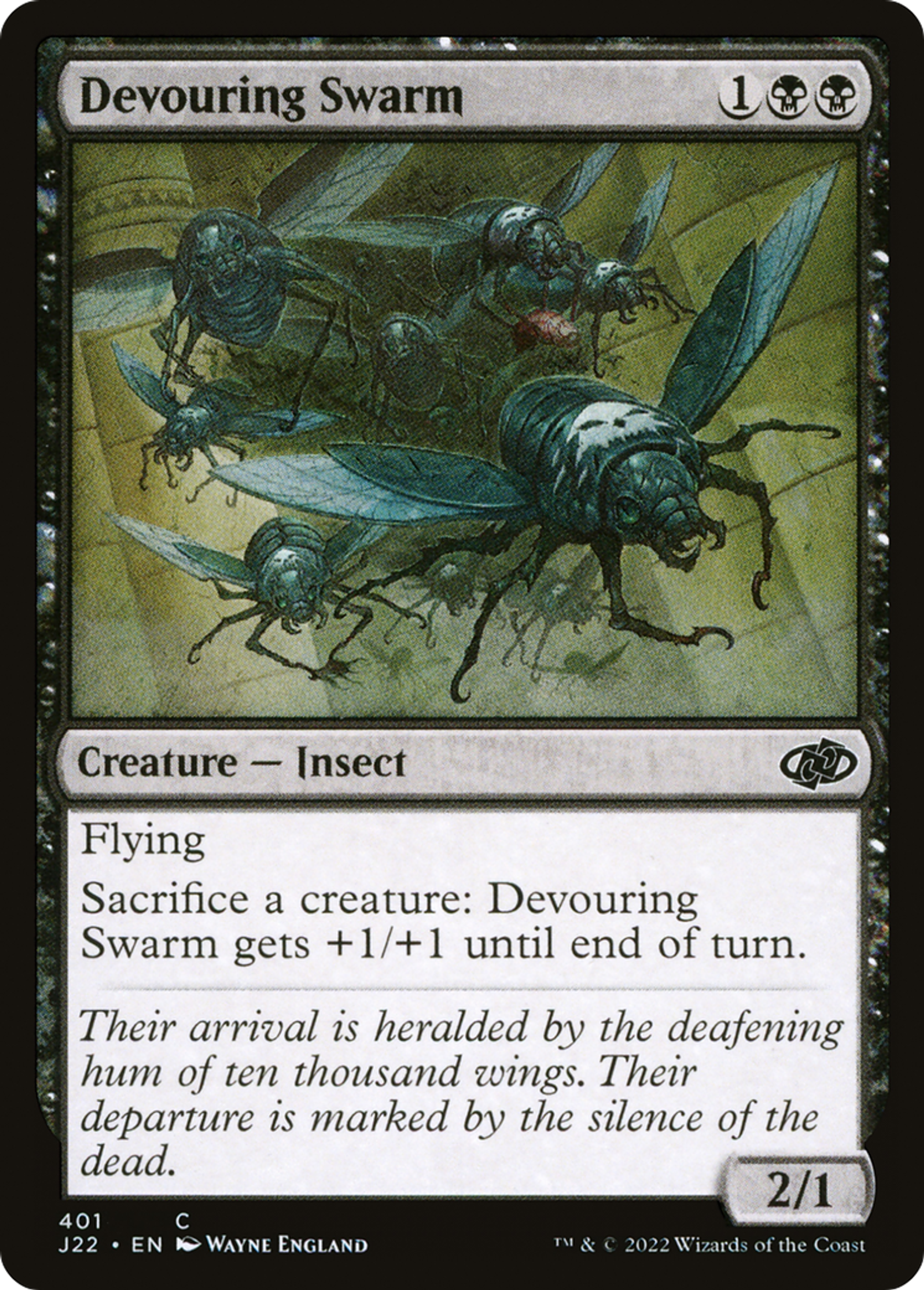 Essaim dévorant — Jumpstart 2022 — Magic: The Gathering