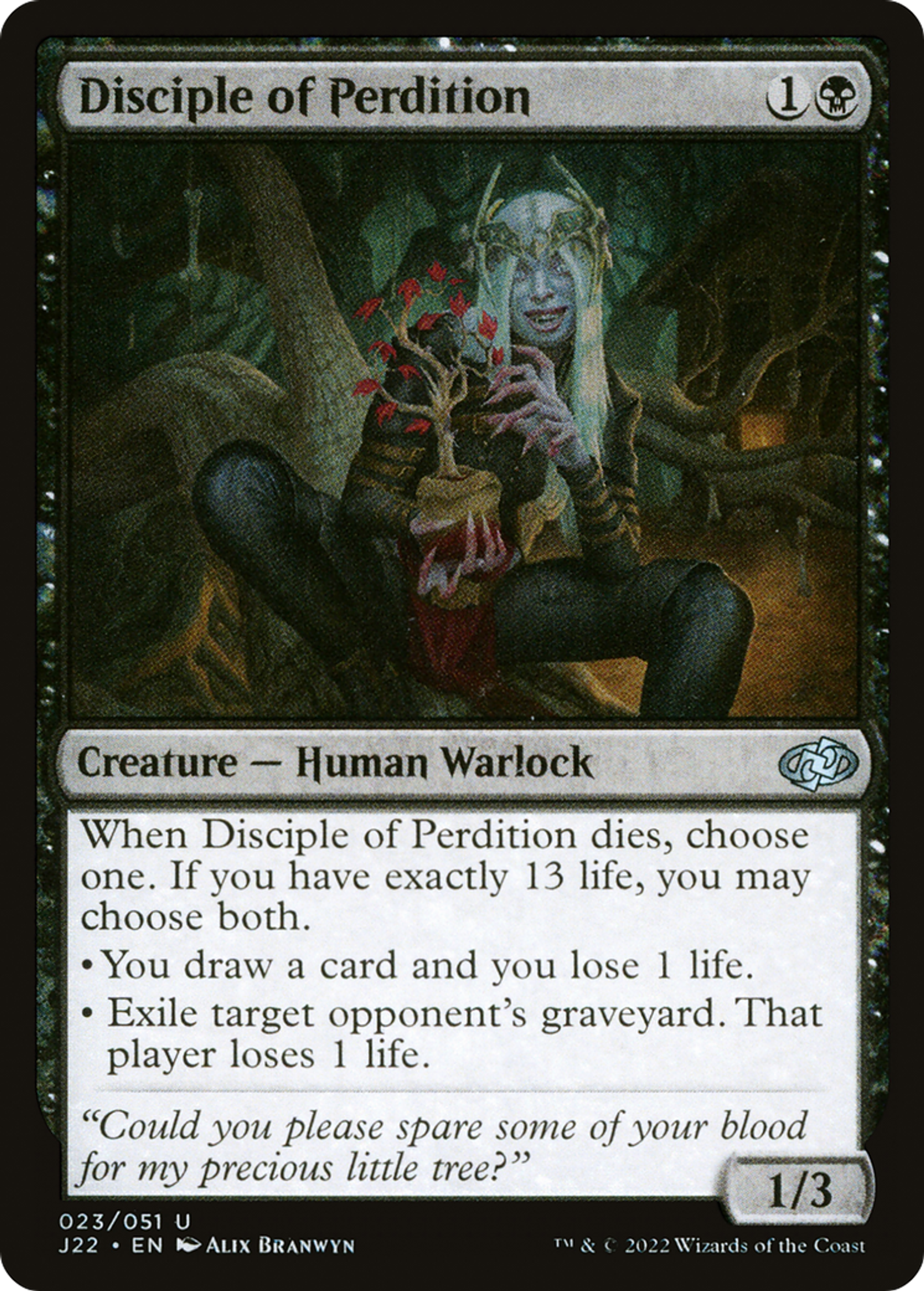 Disciple de la perdition — Jumpstart 2022 — Magic: The Gathering