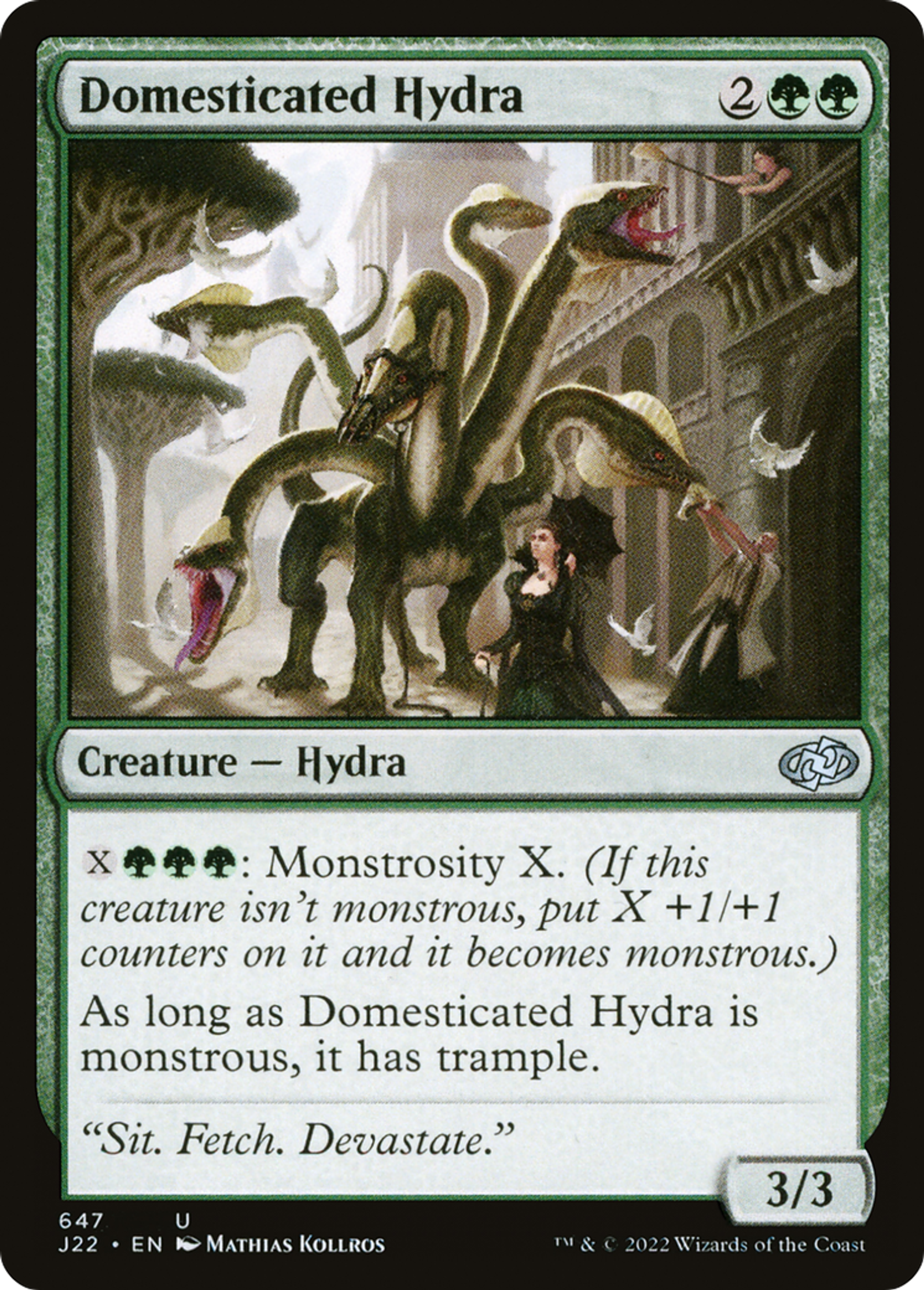 Hydre apprivoisée — Jumpstart 2022 — Magic: The Gathering