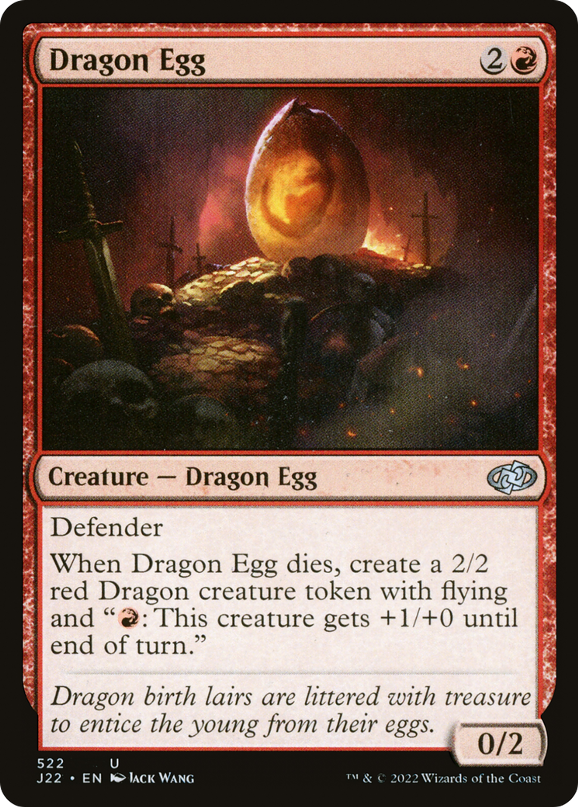 Œuf de dragon — Jumpstart 2022 — Magic: The Gathering