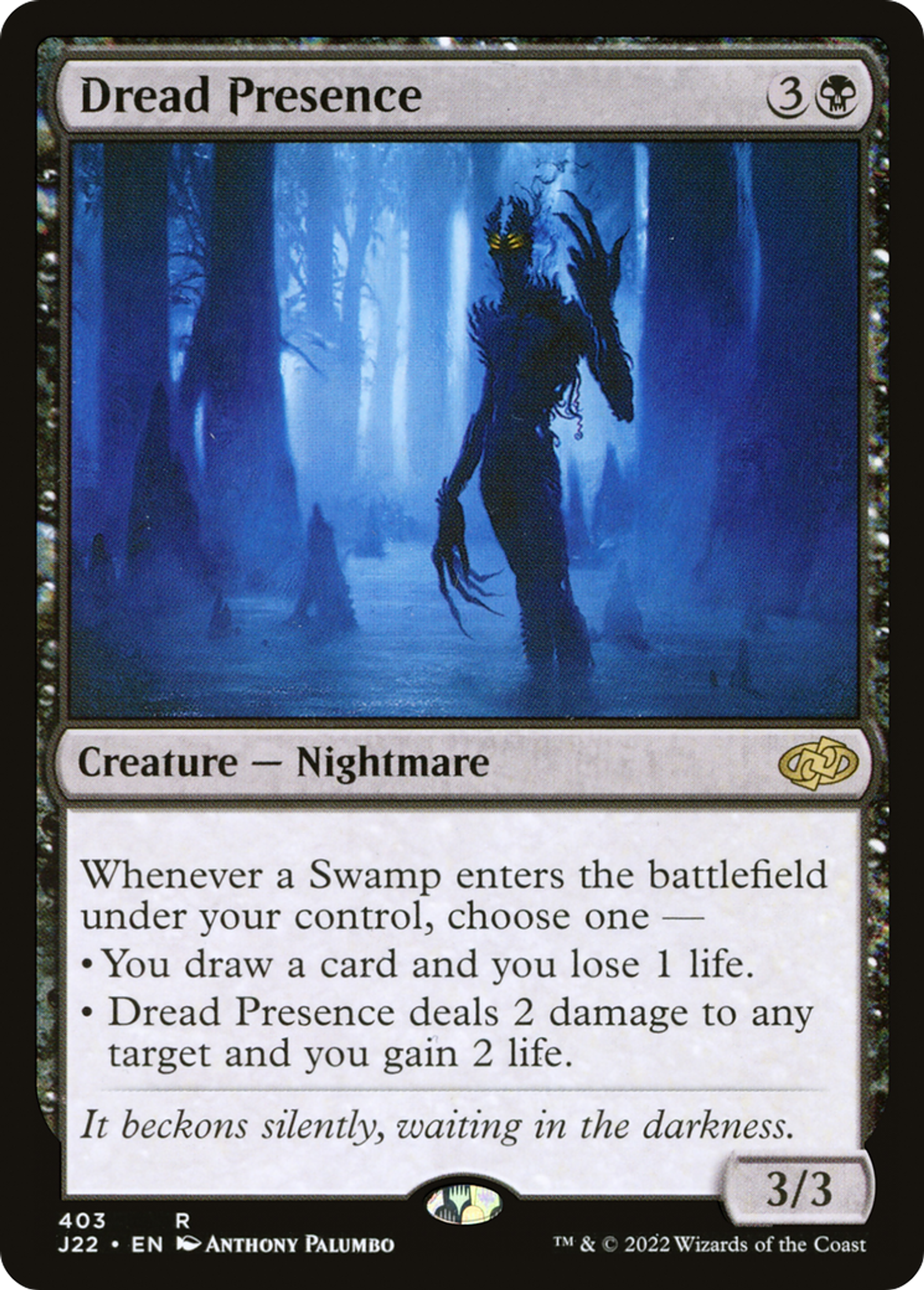 Présence effroyable — Jumpstart 2022 — Magic: The Gathering