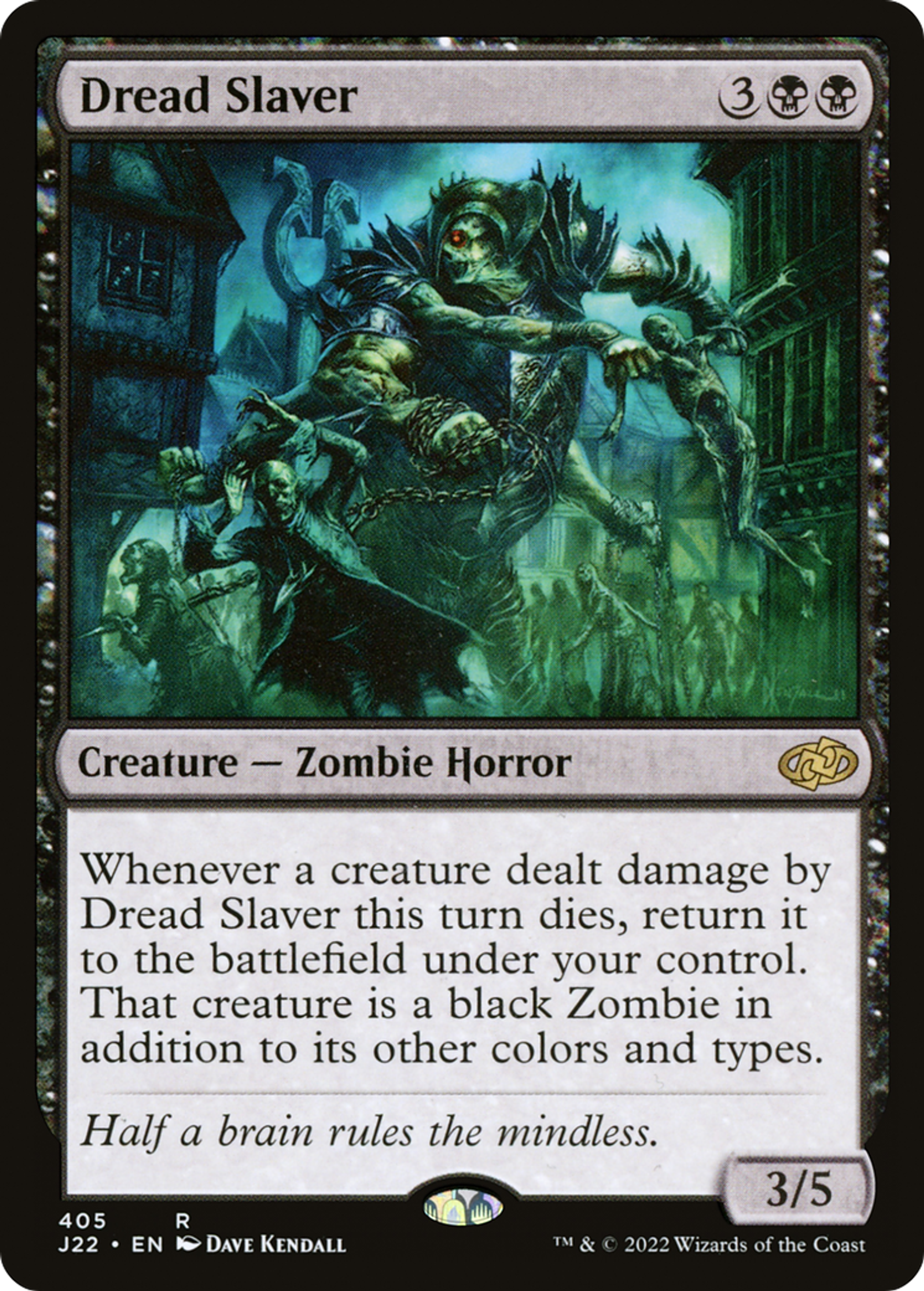 Esclavagiste de l'effroi — Jumpstart 2022 — Magic: The Gathering