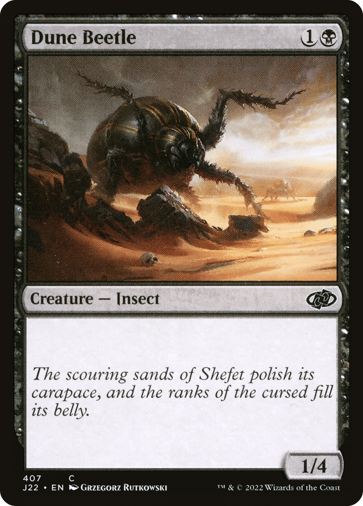 Dune Beetle — Jumpstart 2022 — Magic: The Gathering