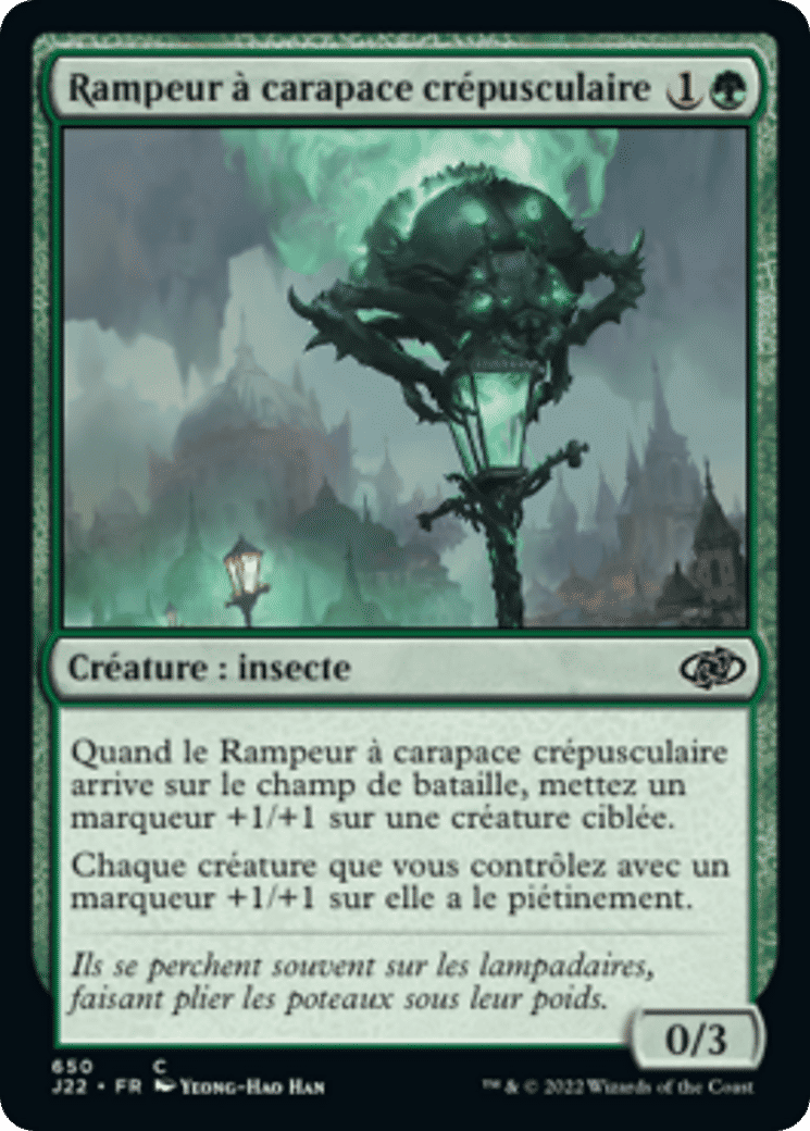 Rampeur à carapace crépusculaire — Jumpstart 2022 — Magic: The Gathering
