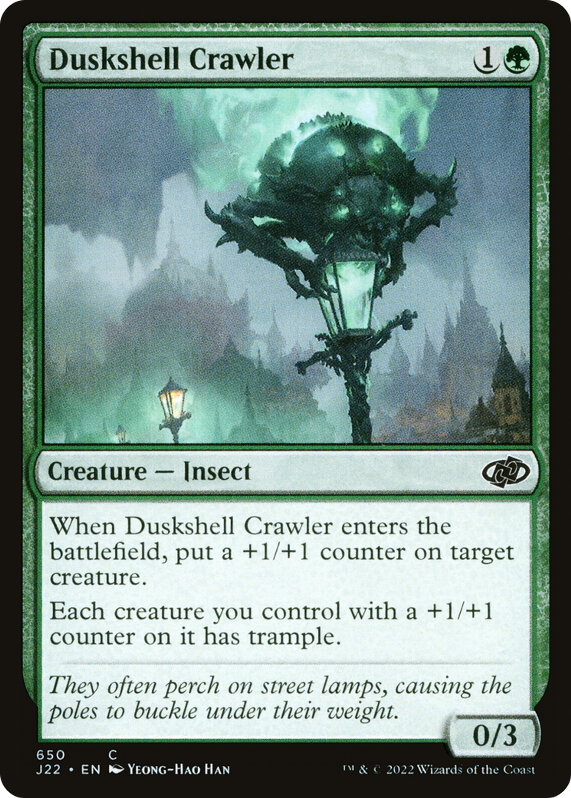 Rampeur à carapace crépusculaire — Jumpstart 2022 — Magic: The Gathering