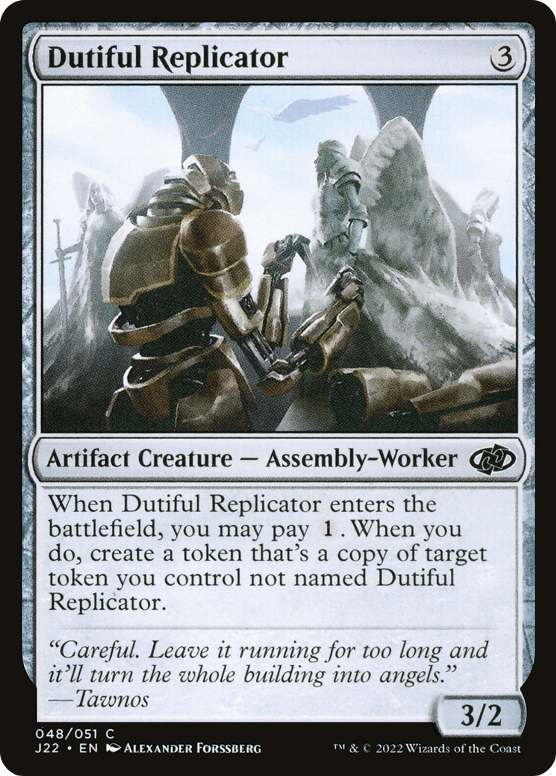 Réplicateur consciencieux — Jumpstart 2022 — Magic: The Gathering