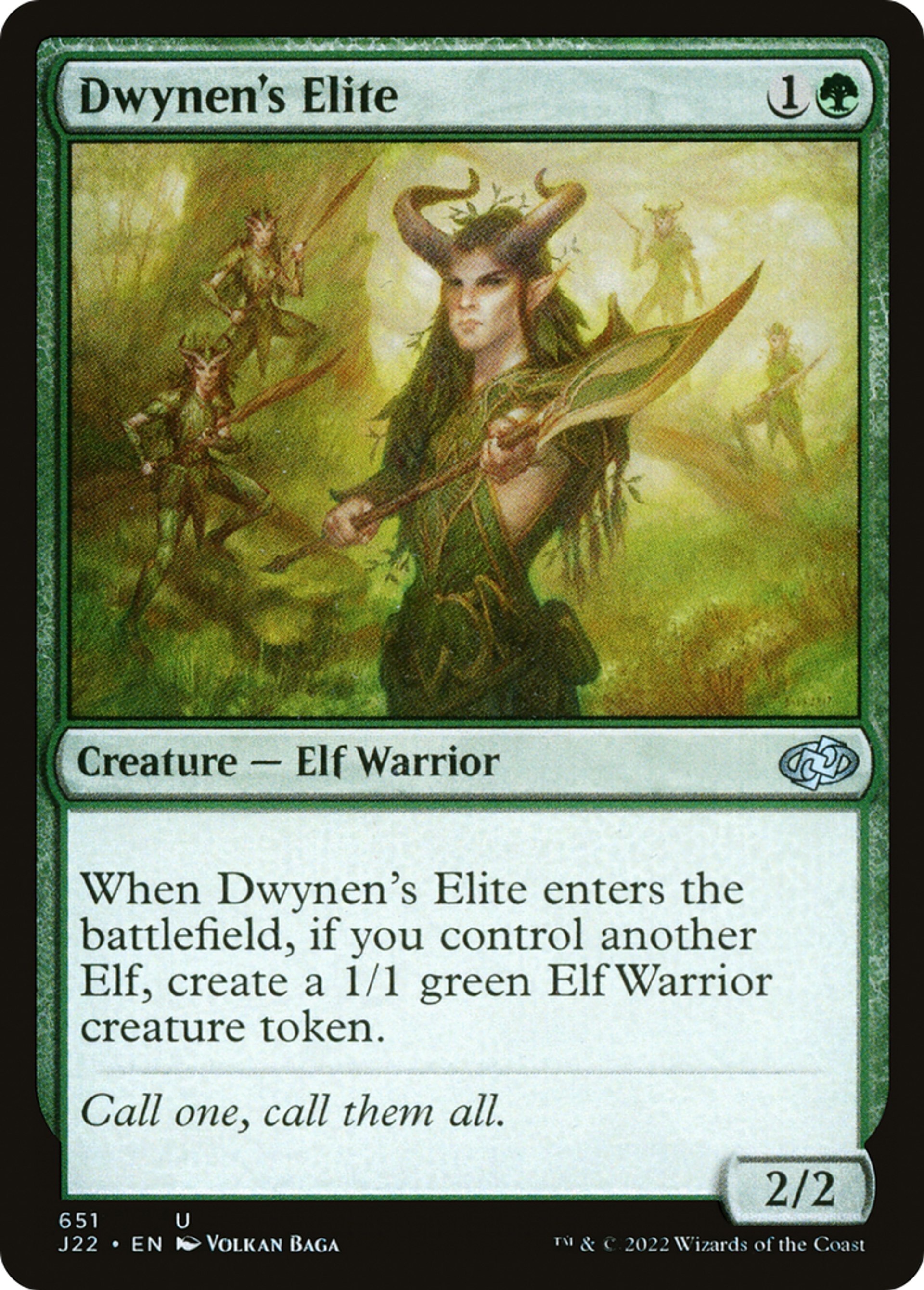 Élite de Dwynen — Jumpstart 2022 — Magic: The Gathering