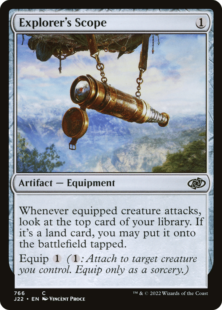Explorer's Scope — Jumpstart 2022 — Magic: The Gathering