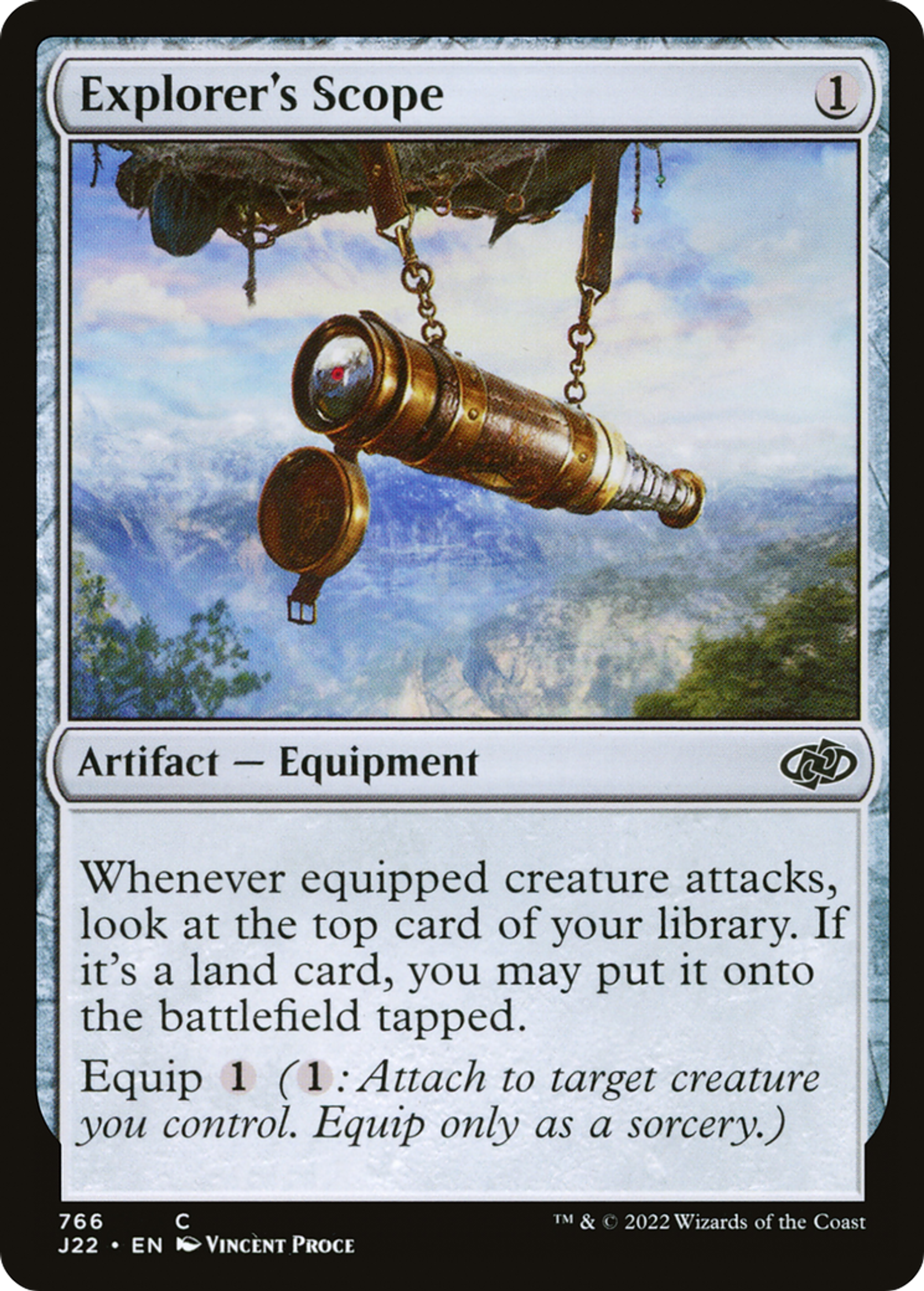 Longue-vue de l'explorateur — Jumpstart 2022 — Magic: The Gathering