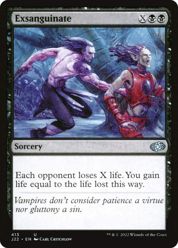 Exsanguinate — Jumpstart 2022 — Magic: The Gathering