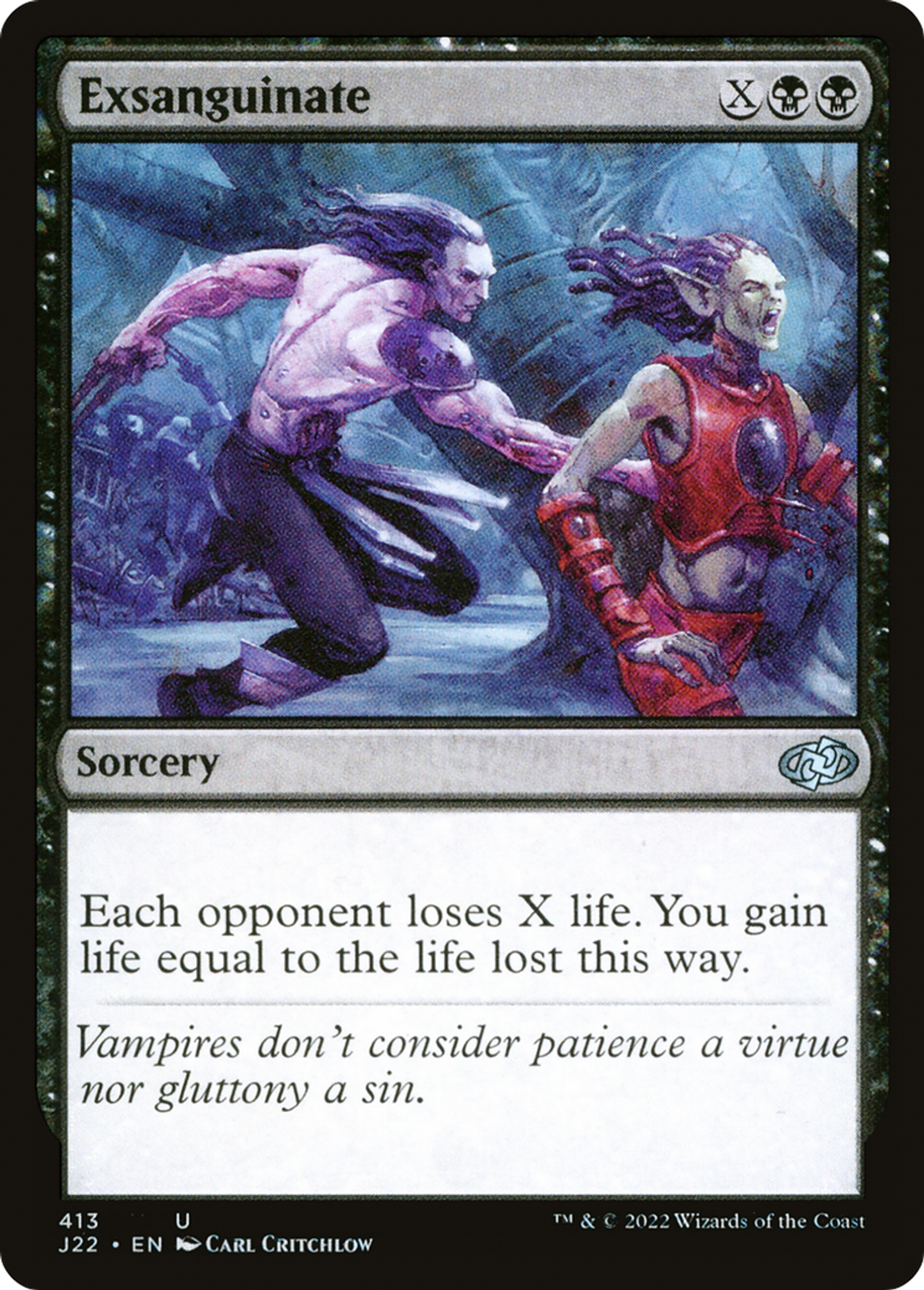 Exsanguination — Jumpstart 2022 — Magic: The Gathering