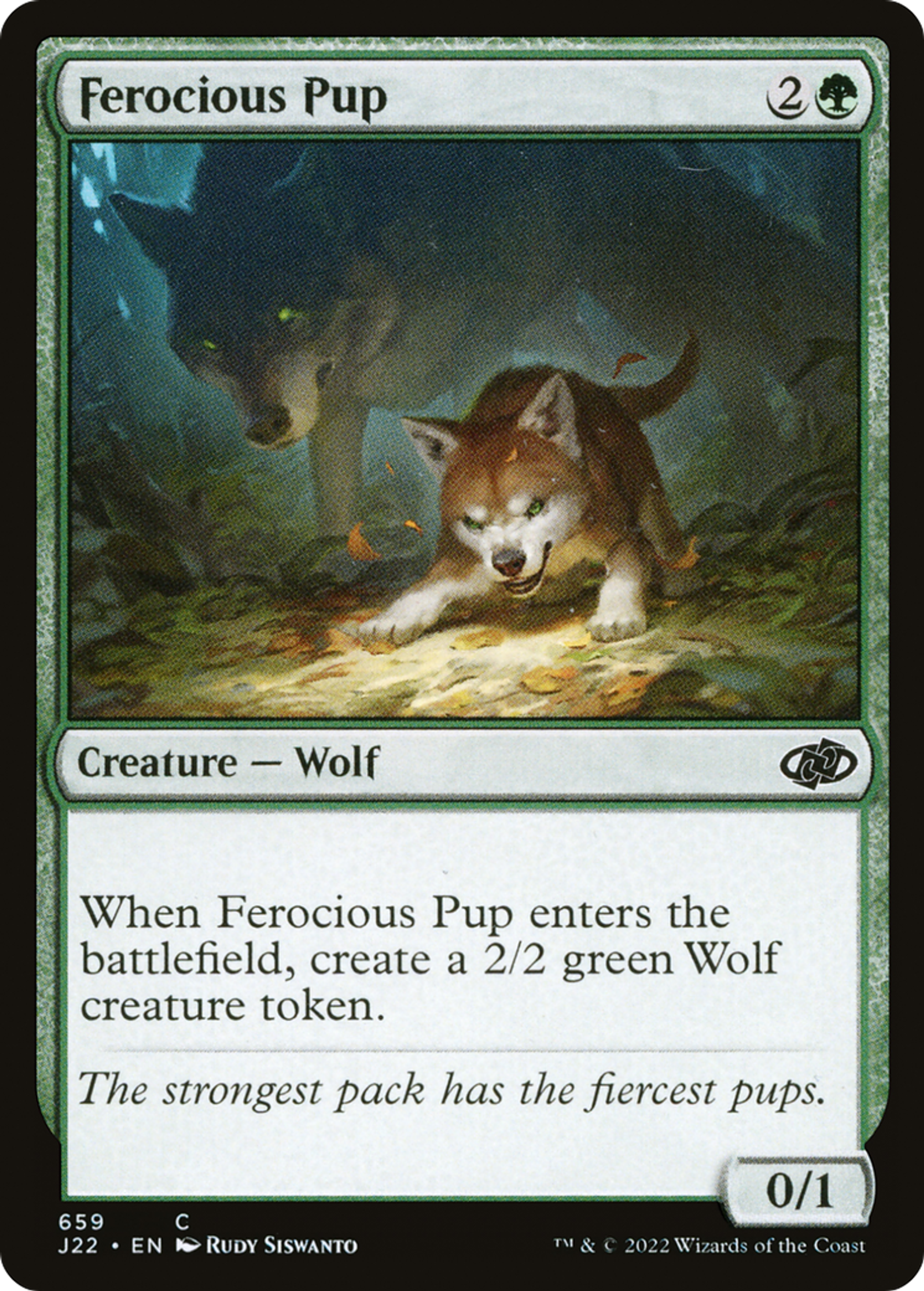 Louveteau féroce — Jumpstart 2022 — Magic: The Gathering