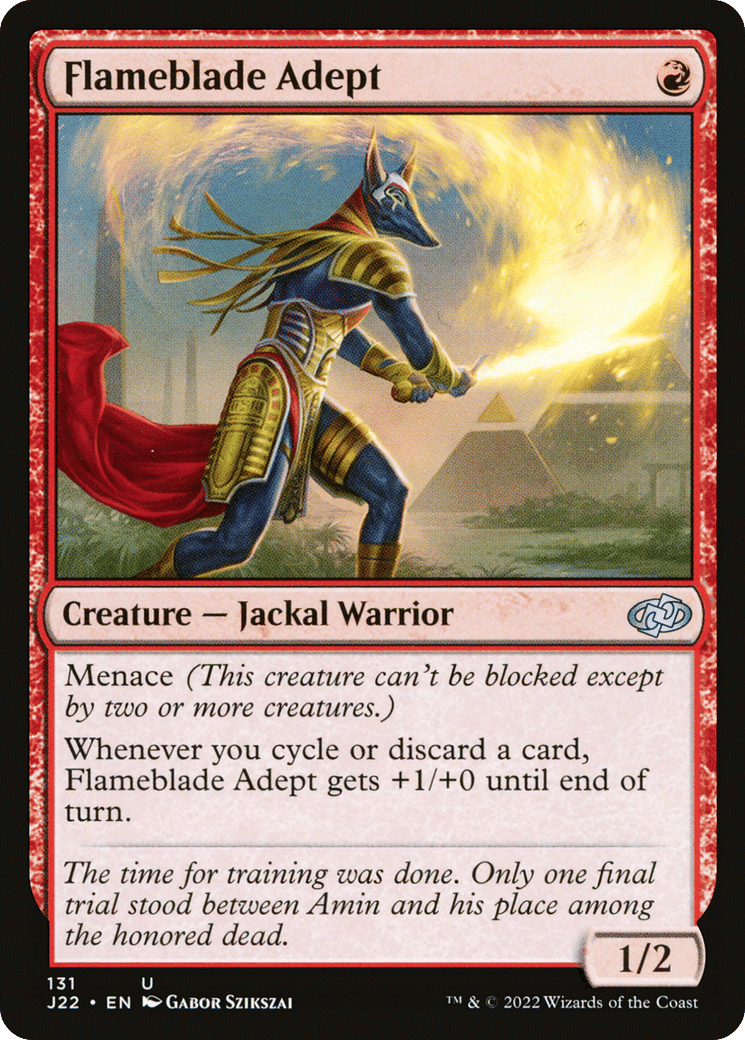 Flameblade Adept — Jumpstart 2022 — Magic: The Gathering