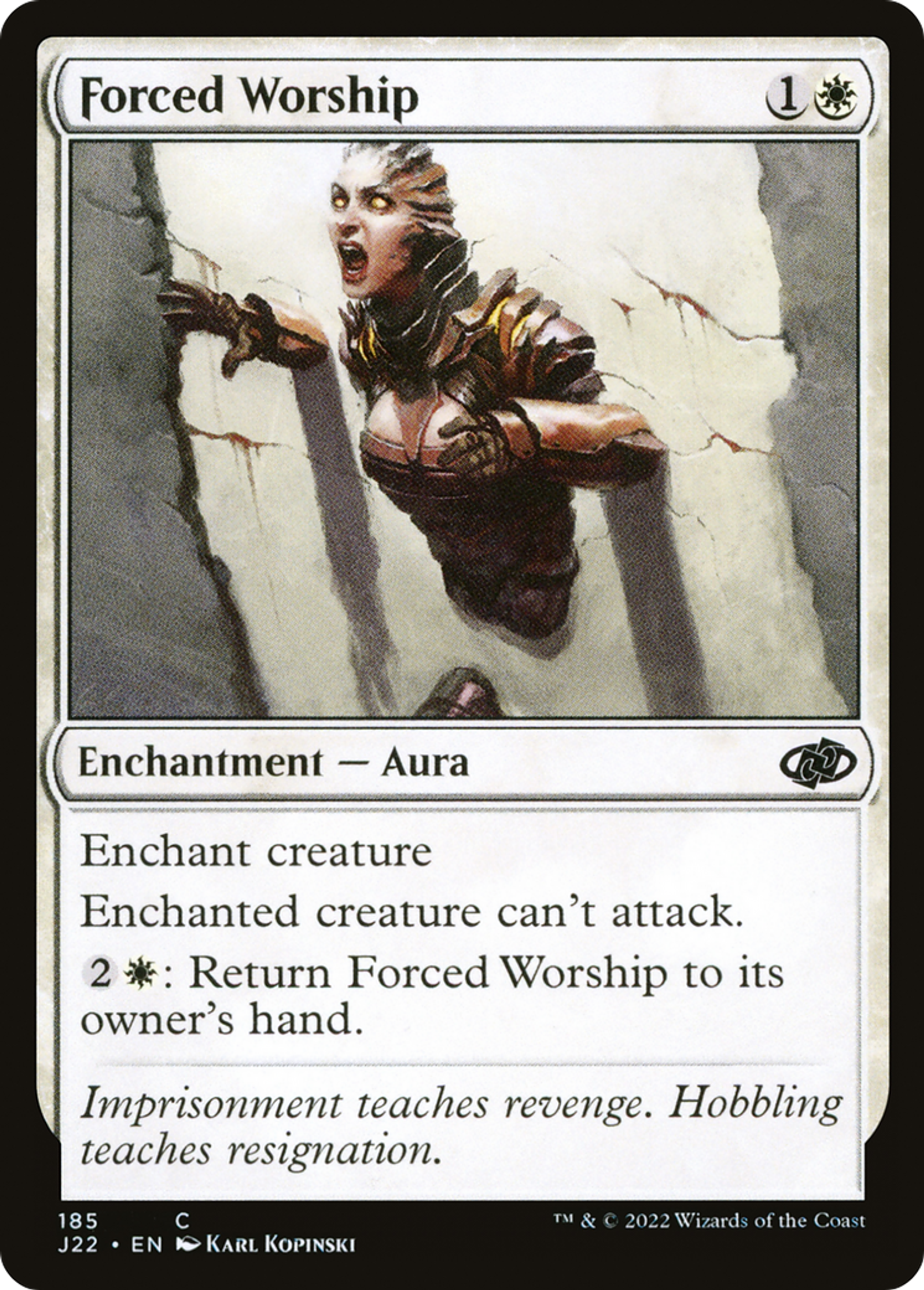 Adoration forcée — Jumpstart 2022 — Magic: The Gathering