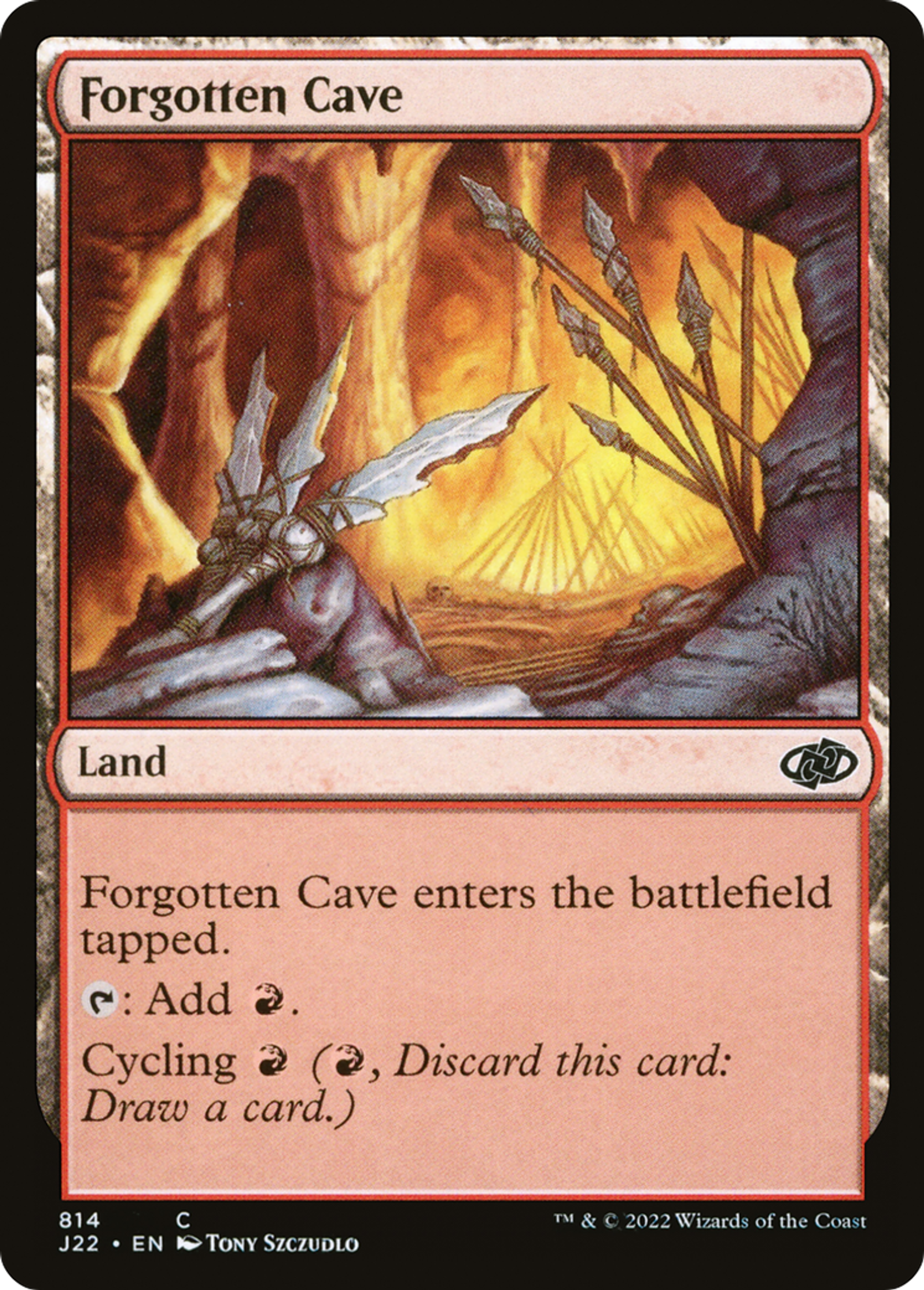 Caverne oubliée — Jumpstart 2022 — Magic: The Gathering