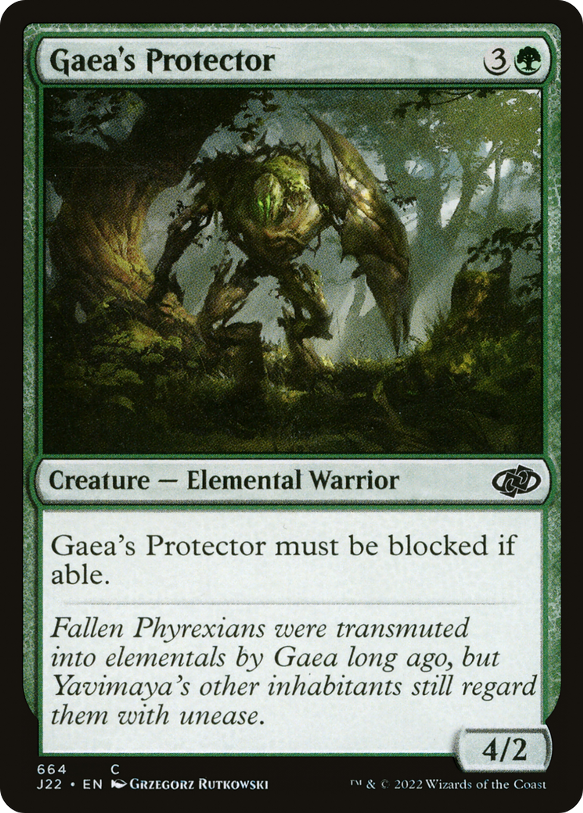 Protecteur de Gaia — Jumpstart 2022 — Magic: The Gathering